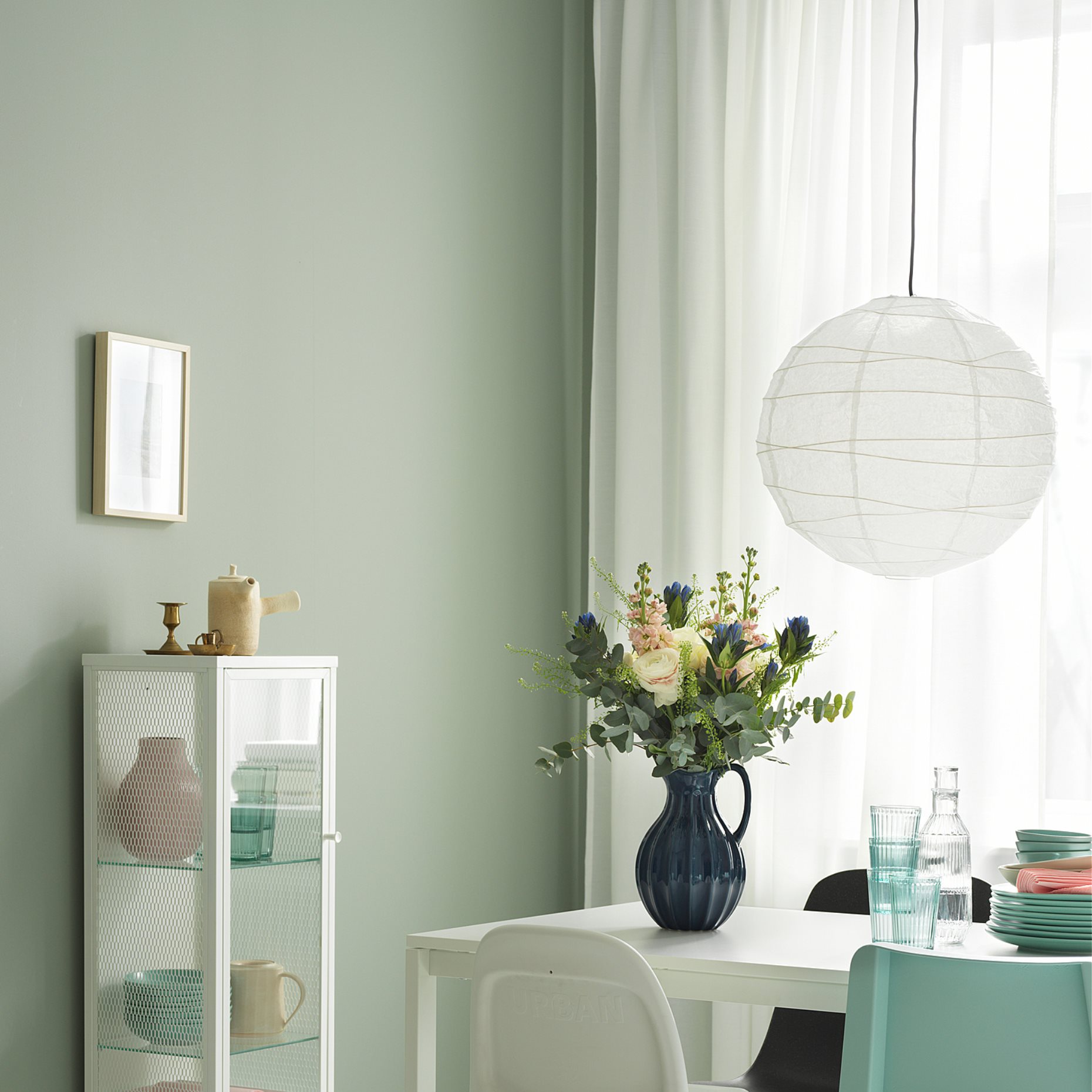 BAGGEBO, ντουλάπι με γυάλινες πόρτες, 34x30x116 cm, 805.029.98