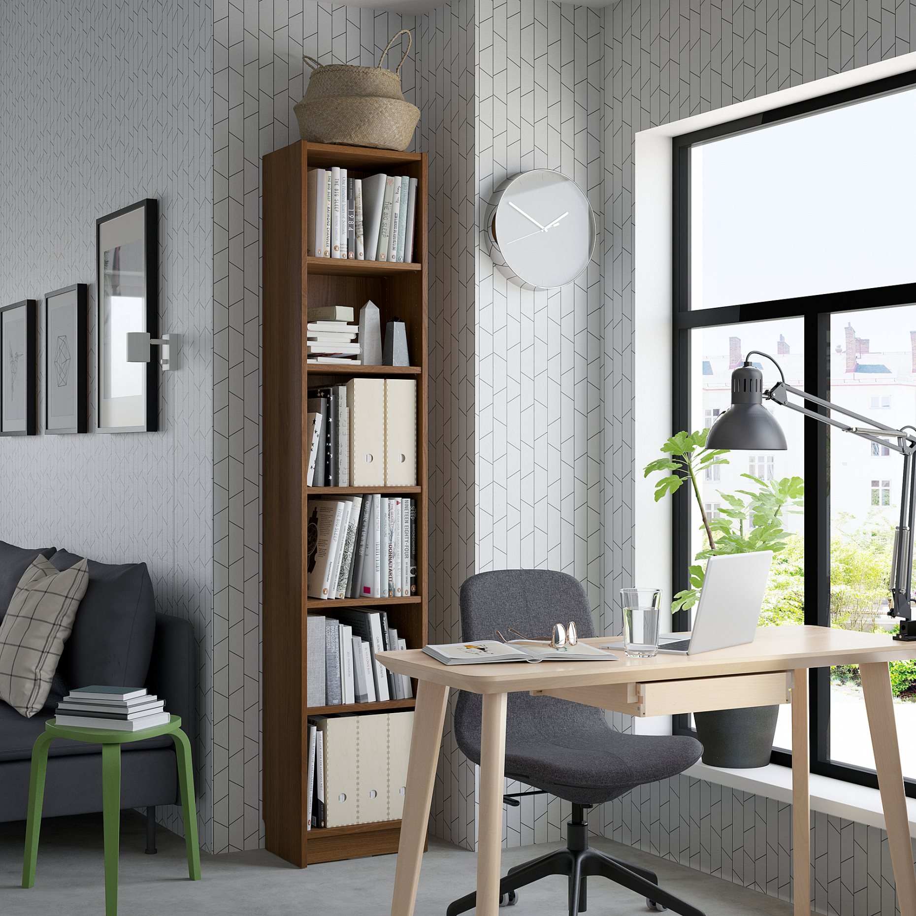 BILLY, bookcase, 40x28x202 cm, 805.086.41