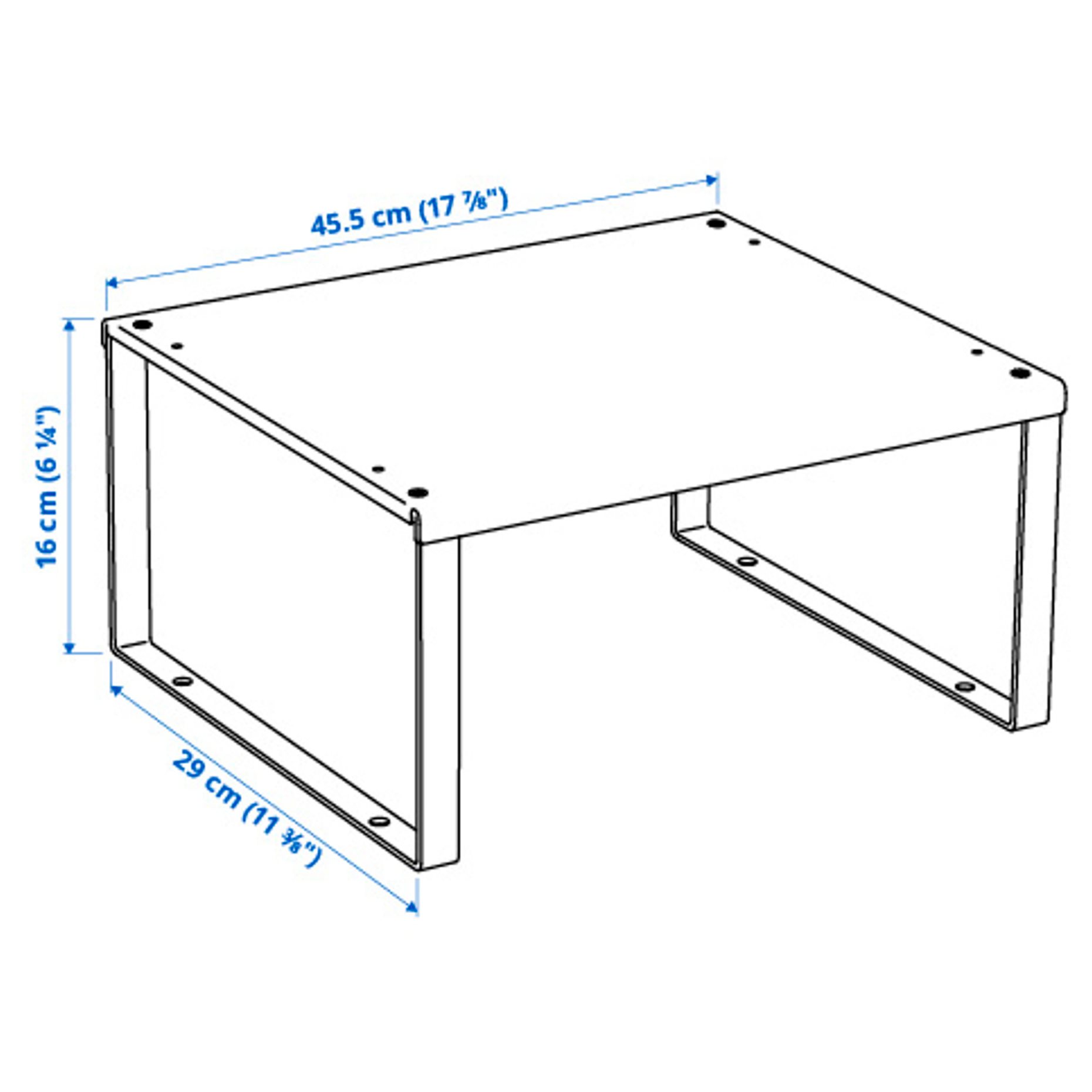 VARIERA, shelf insert, 46x29x16 cm, 805.429.61