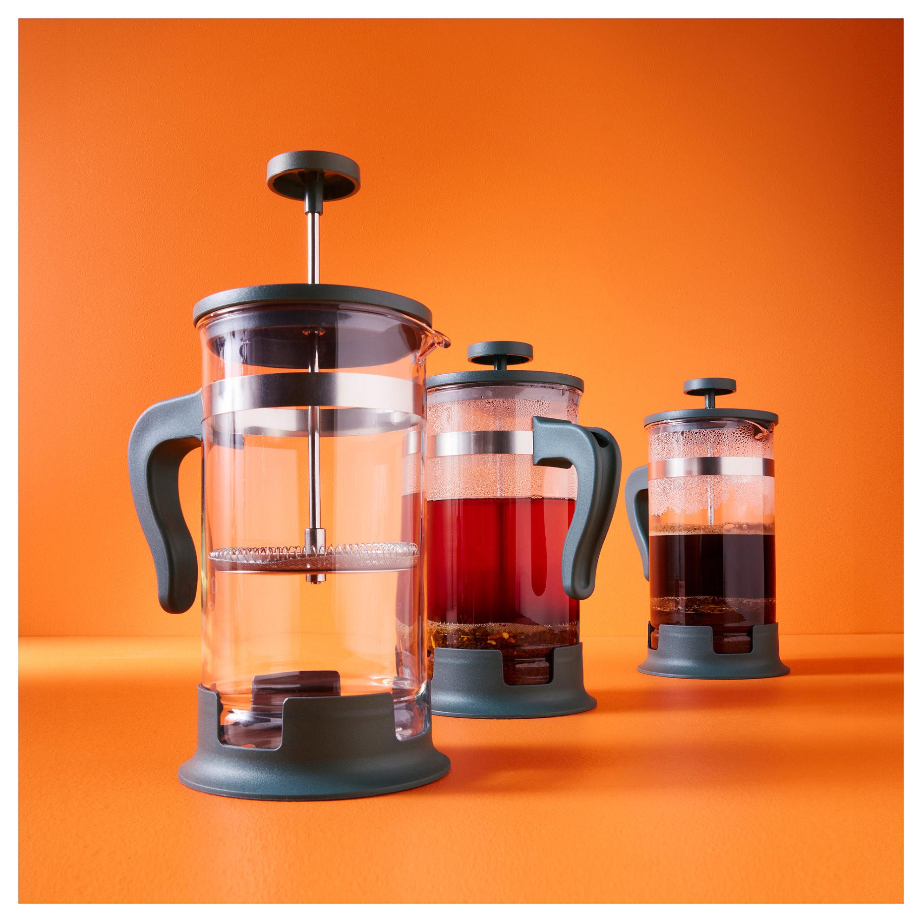 UPPHETTA, coffee/tea maker/glass/stainless steel, 1 l, 805.714.73