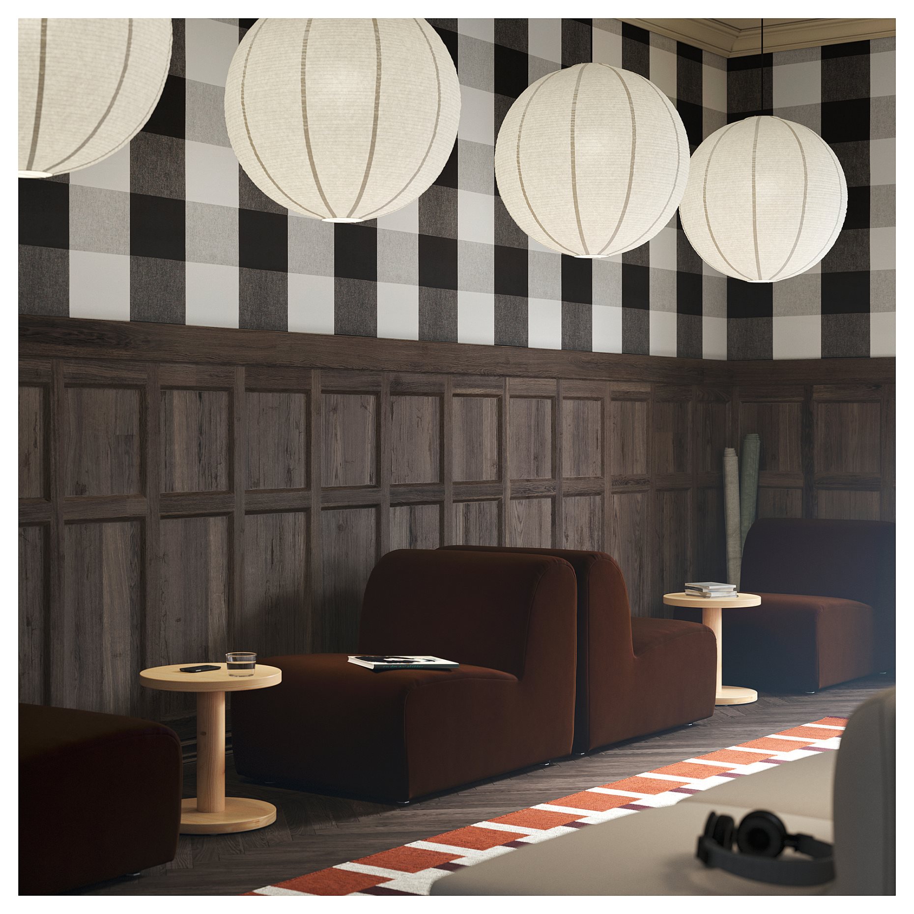 GULLSUDARE, pendant lamp shade/handmade, 70 cm, 805.836.16
