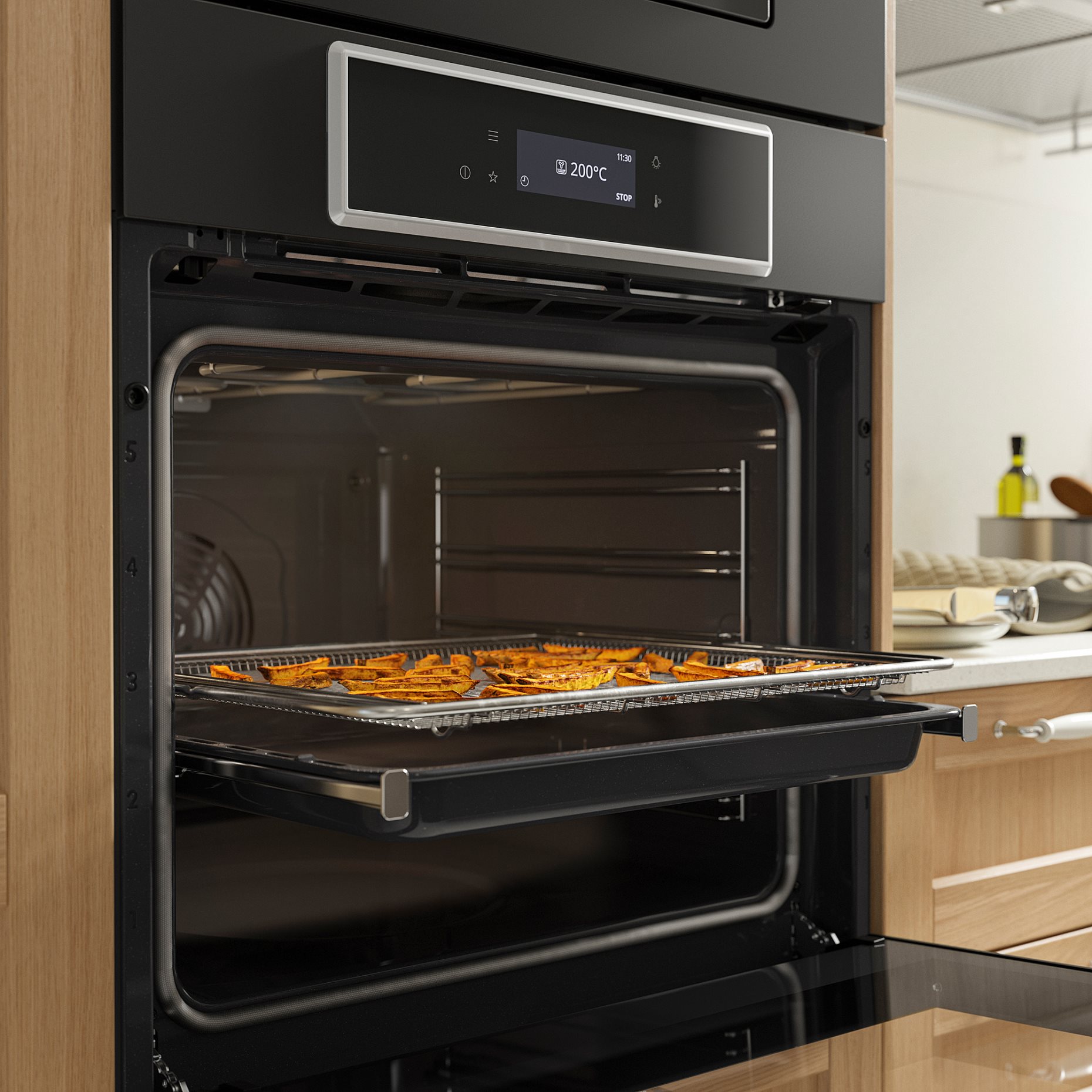 STENABY, true fan oven/air fry function/pyrolytic, IKEA 700, 806.002.20