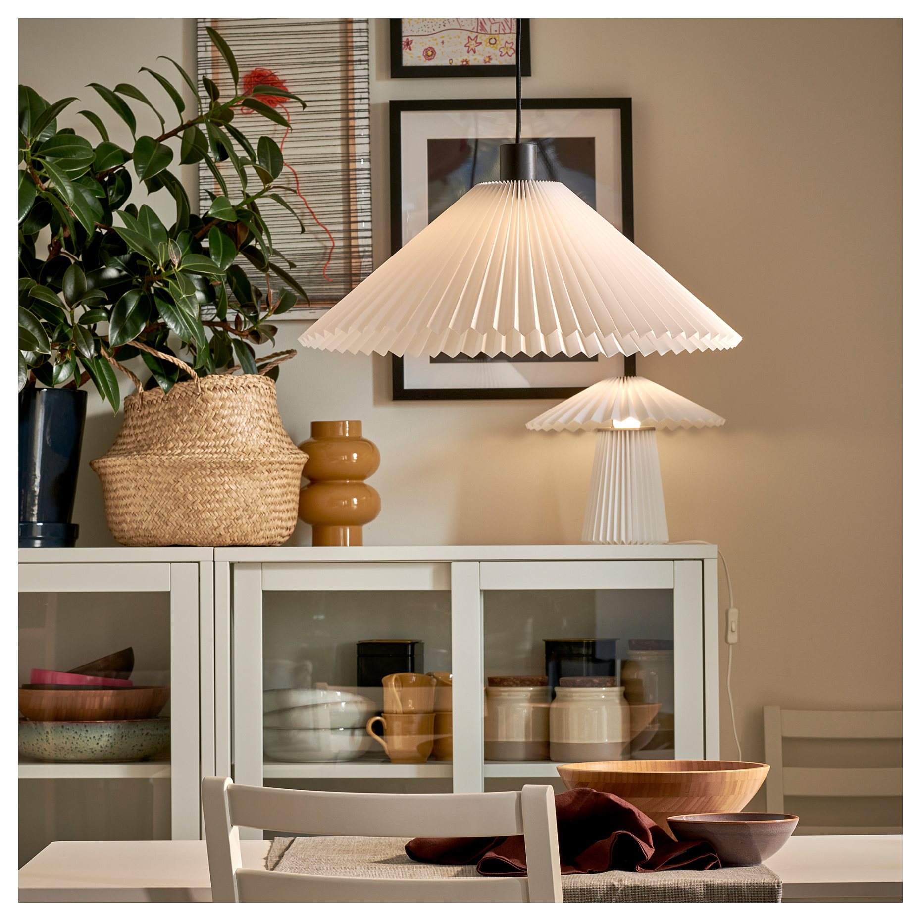 KUDDLAVA, pendant lampshade, 59 cm, 806.010.50