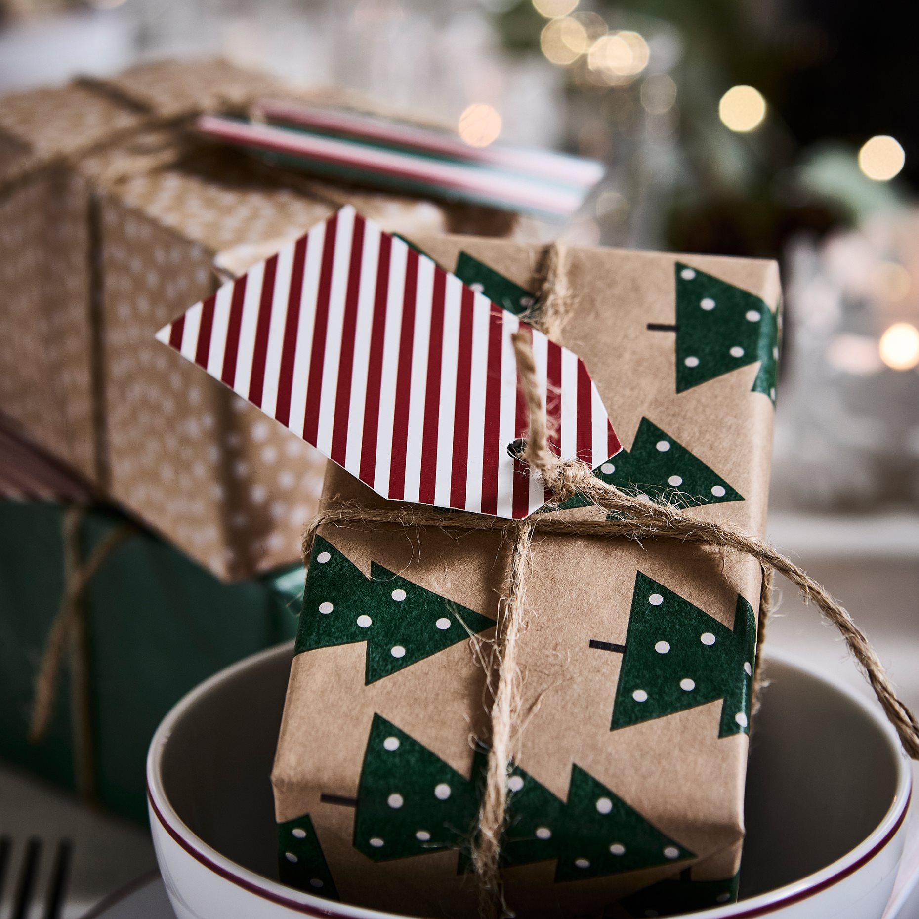 VINTERFINT, gift wrap roll/3 pack, 3x0.7 m/2.10 m², 806.029.69