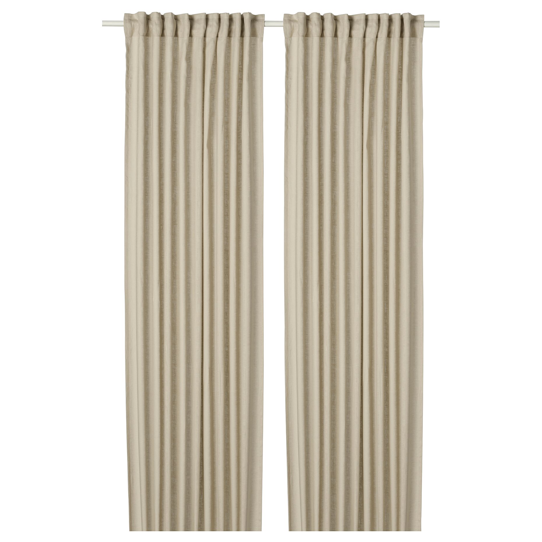 DYTÅG, curtains with heading tape/1 pair, 145x300 cm, 806.078.20