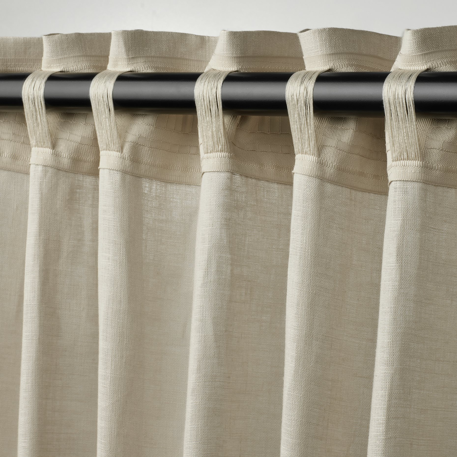 DYTÅG, curtains with heading tape/1 pair, 145x300 cm, 806.078.20