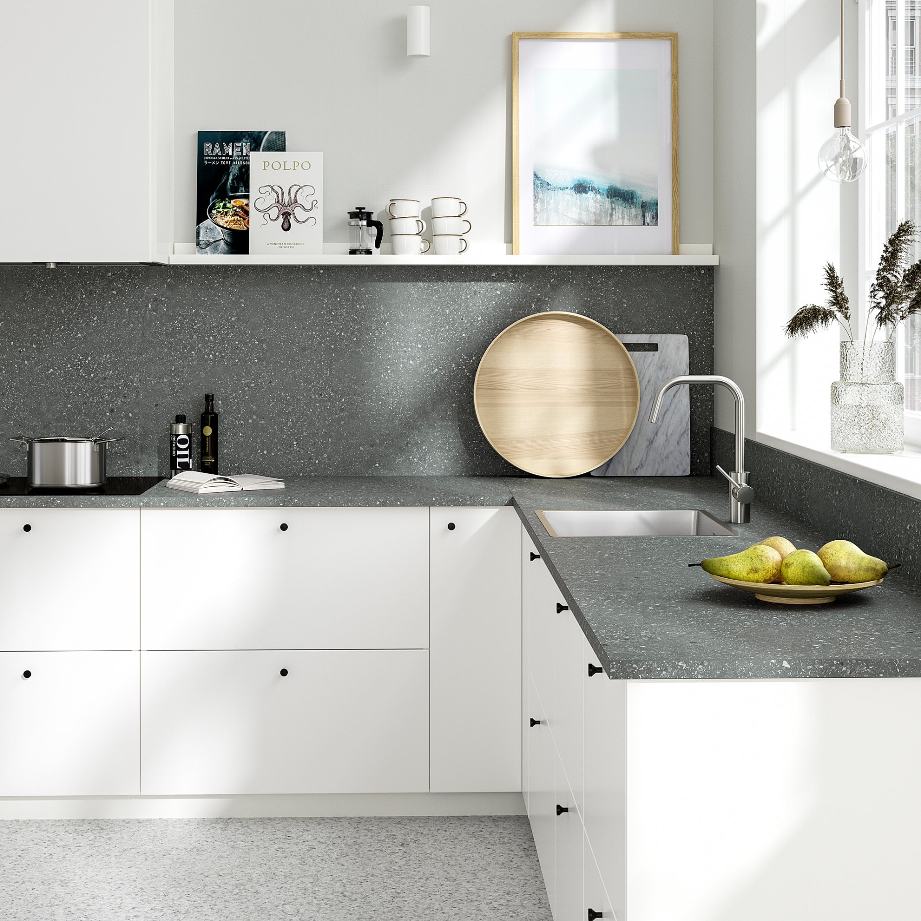 EKBACKEN, worktop, 246x2.8 cm, 806.090.13