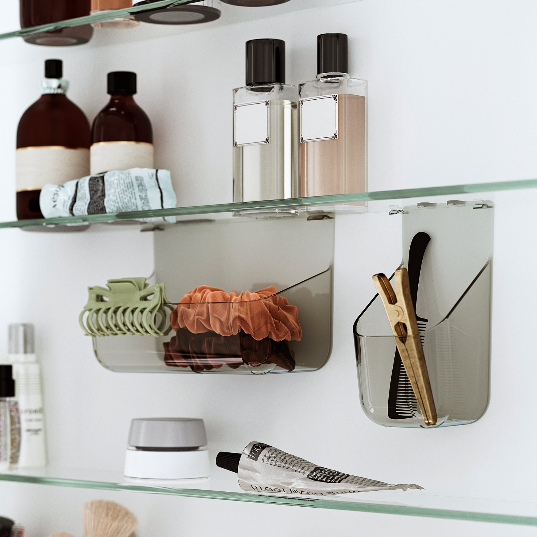 VISSLAAN, hanging organiser, set of 2, 806.145.47