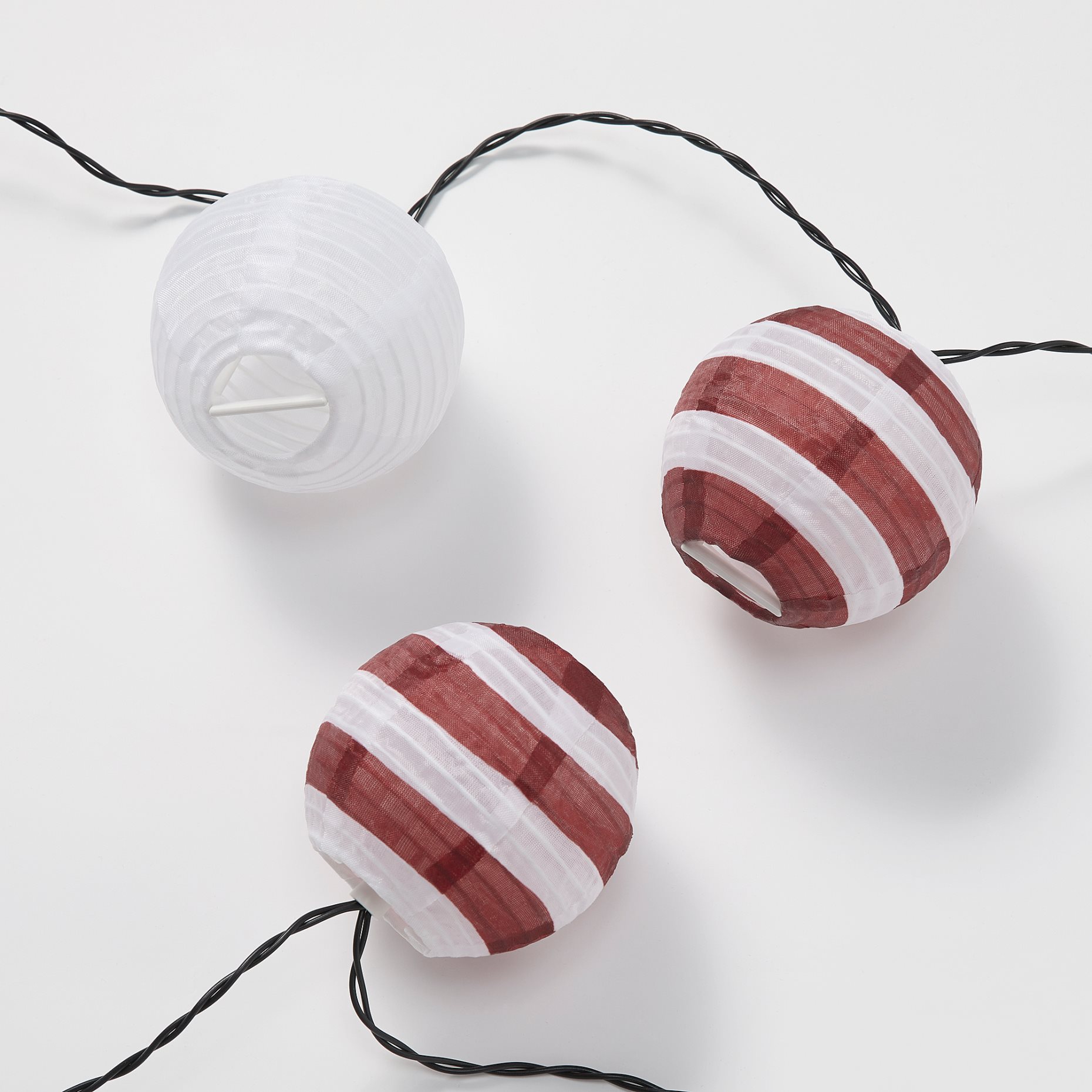 SOLVINDEN, solar-powered lighting chain with built-in LED light source/12 lights, 806.151.70