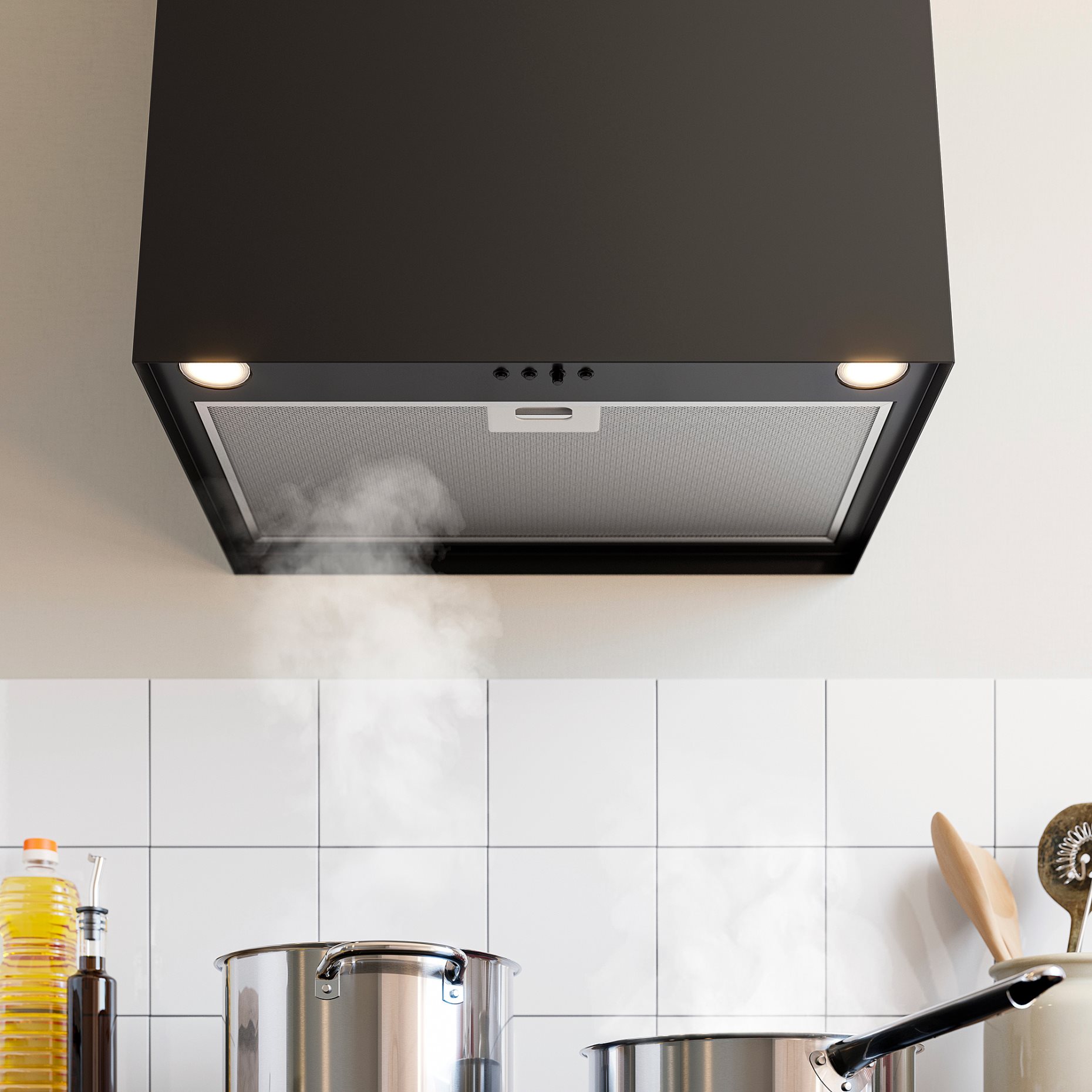 FIVELSBO, απορροφητήρας τοίχου/IKEA 300, 56 cm, 806.203.22
