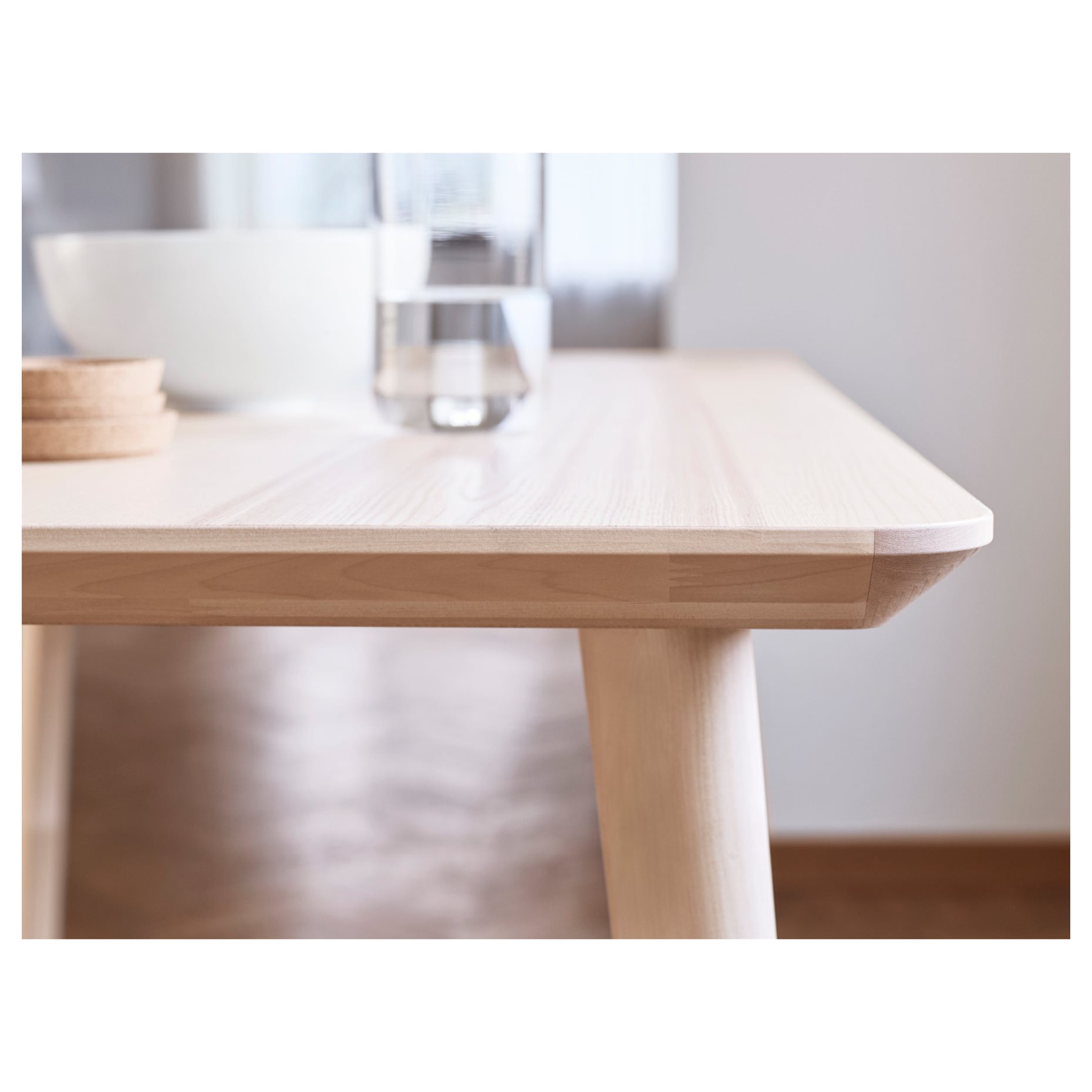 LISABO/LISABO, table and 4 chairs, 140x78 cm, 893.855.32
