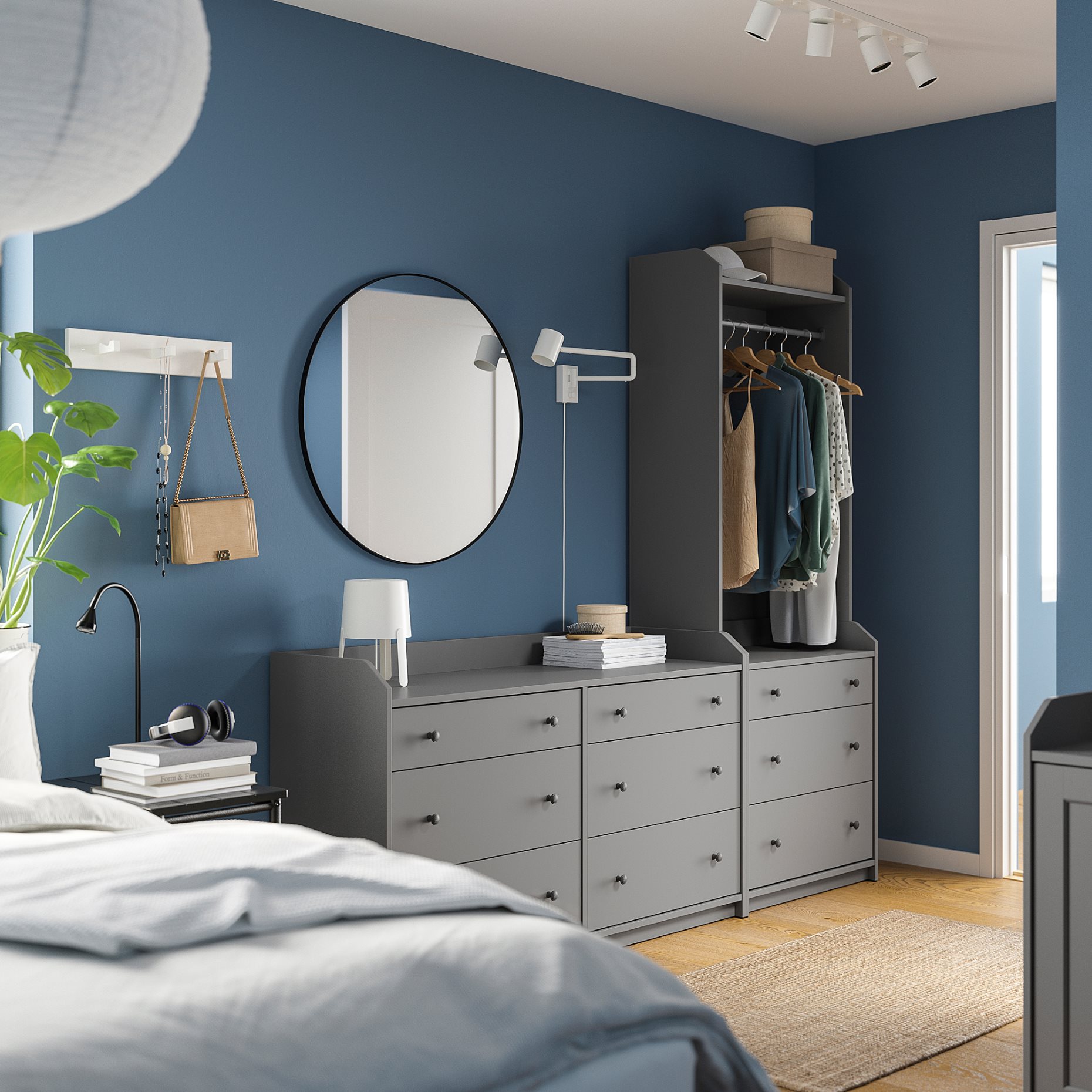 HAUGA, σύνθεση αποθήκευσης, 208X199 cm, 893.882.29