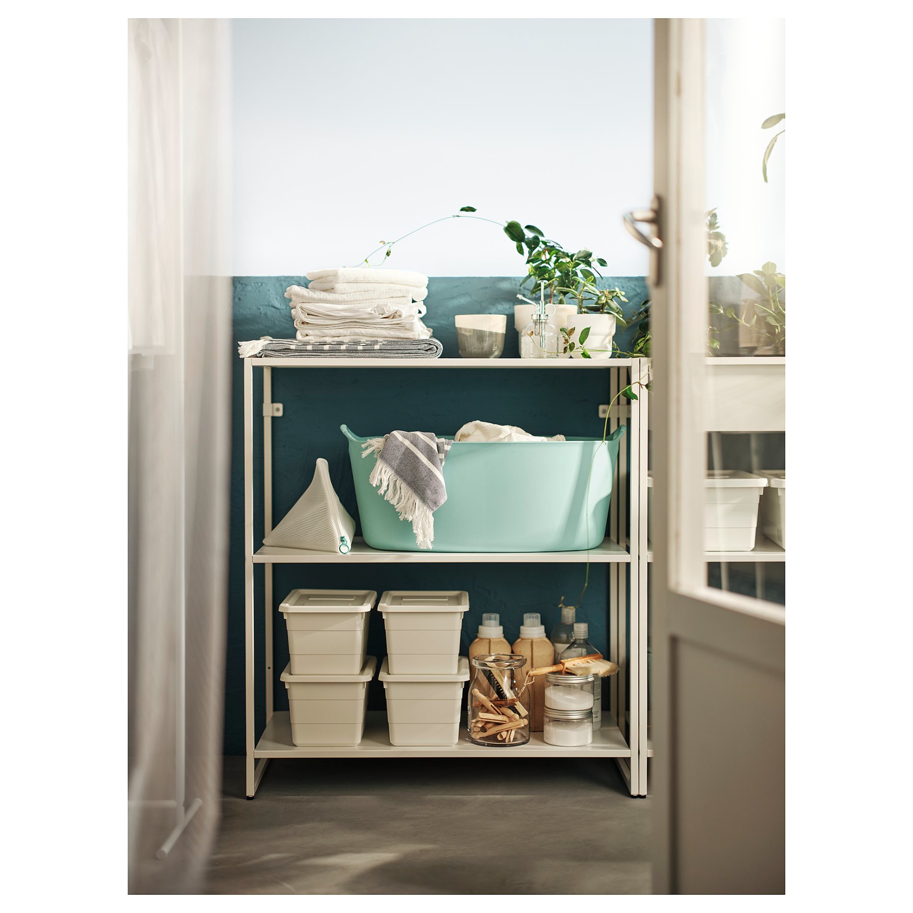 JOSTEIN, ραφιέρα/εσωτερικού/εξωτερικού χώρου/μέταλλο, 81x40x90 cm, 894.371.40