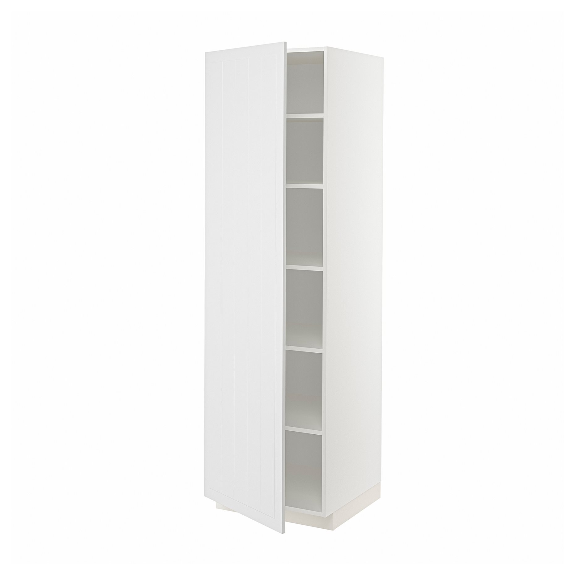 METOD, high cabinet with shelves, 60x60x200 cm, 894.605.74