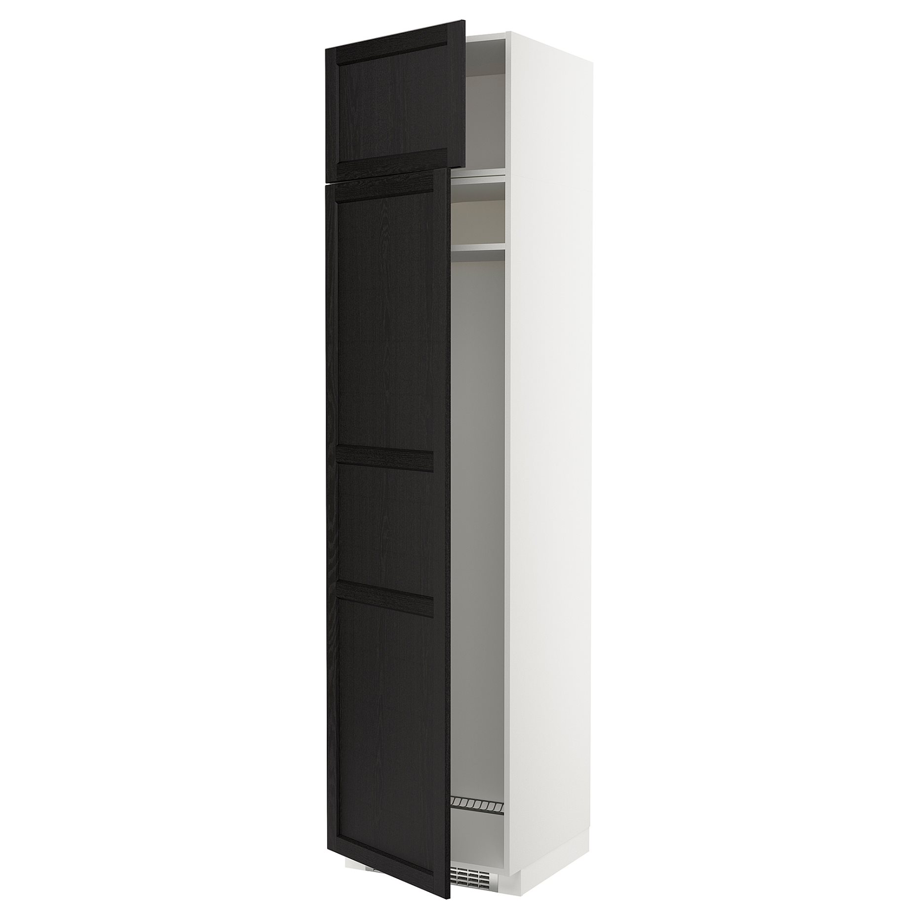 METOD, high cabinet for fridge or freezer with 2 drawers, 60x60x240 cm, 894.637.42