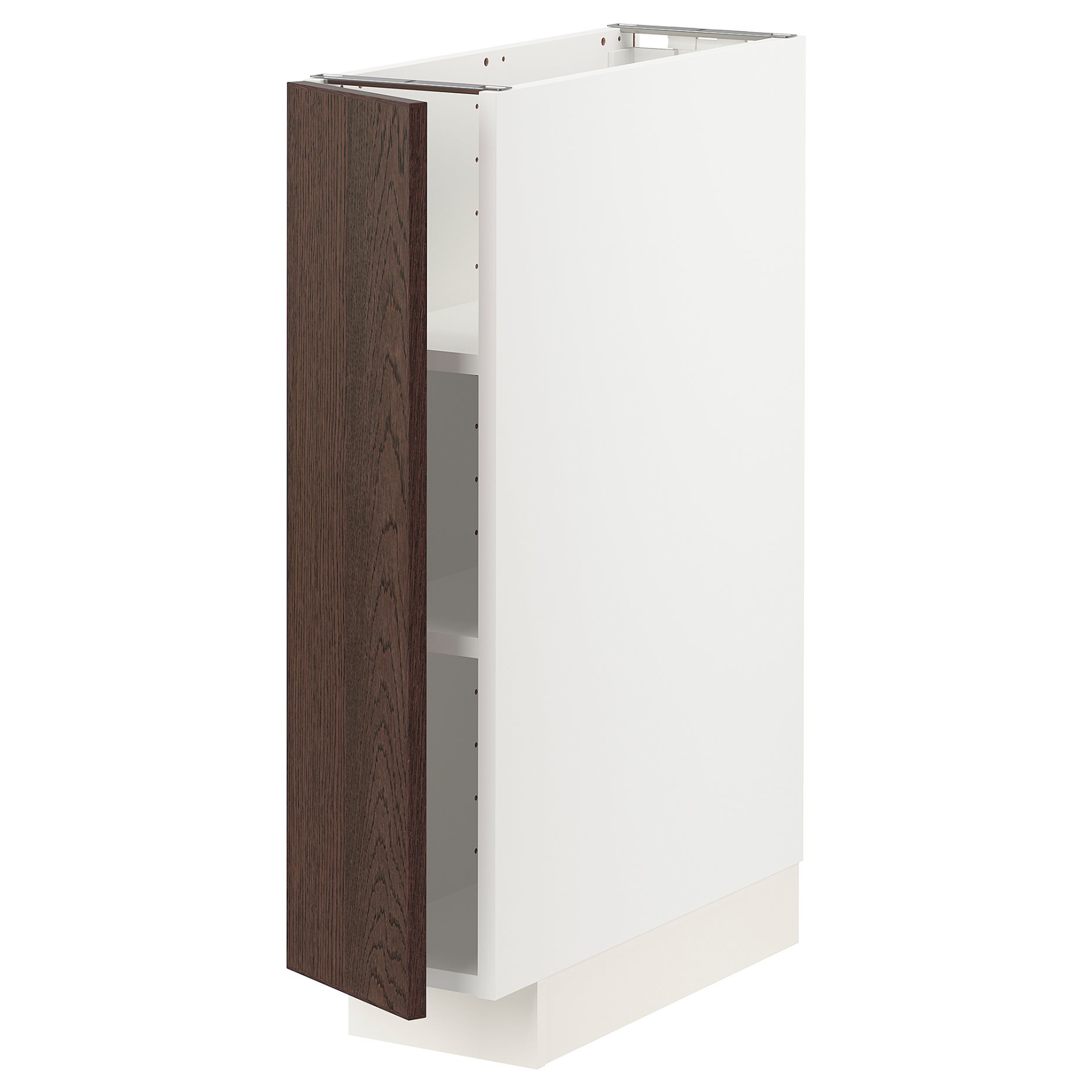 METOD, base cabinet with shelves, 20x60 cm, 894.638.36