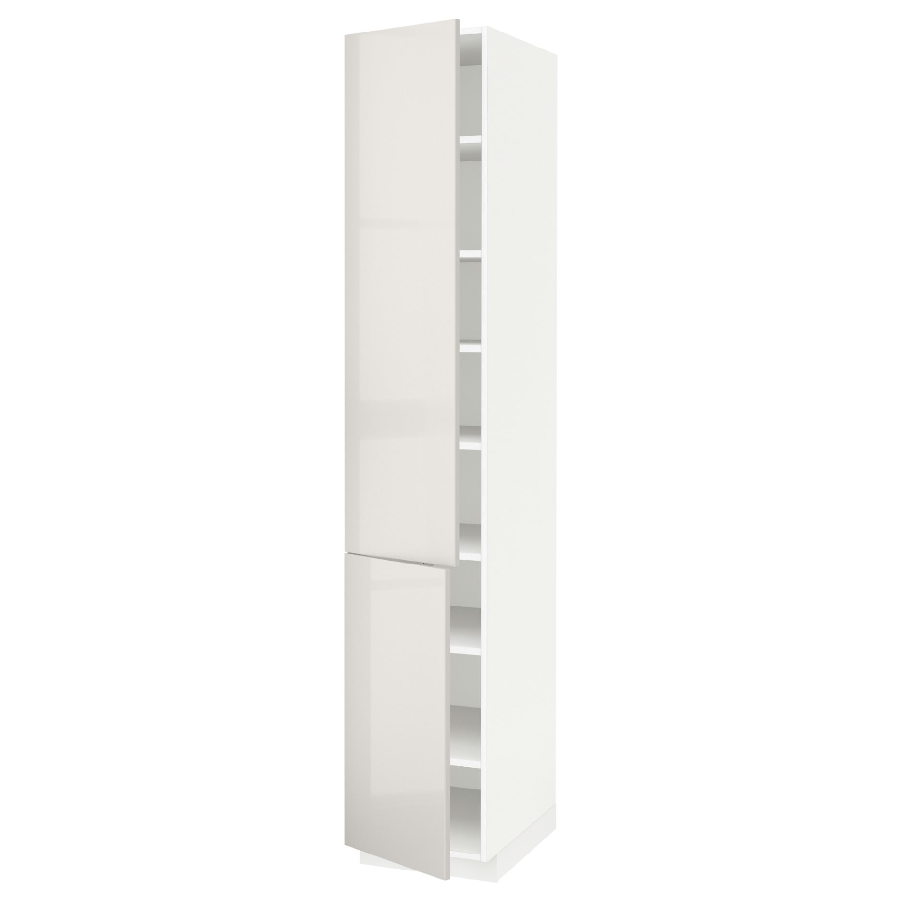 METOD, high cabinet with shelves, 40x60x200 cm, 894.639.40