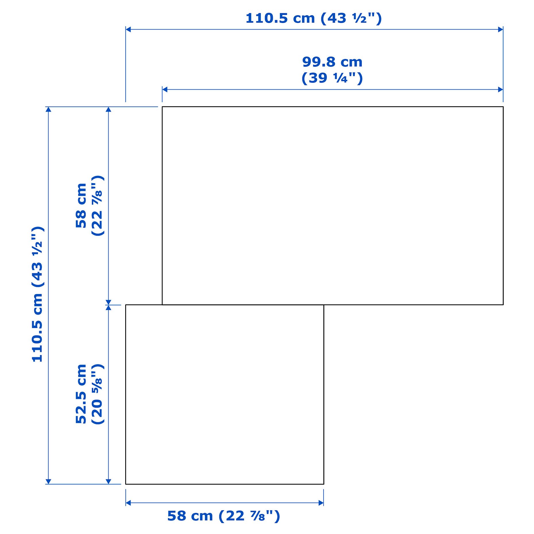 PAX/GRIMO, corner wardrobe, 110/110x236 cm, 895.026.54