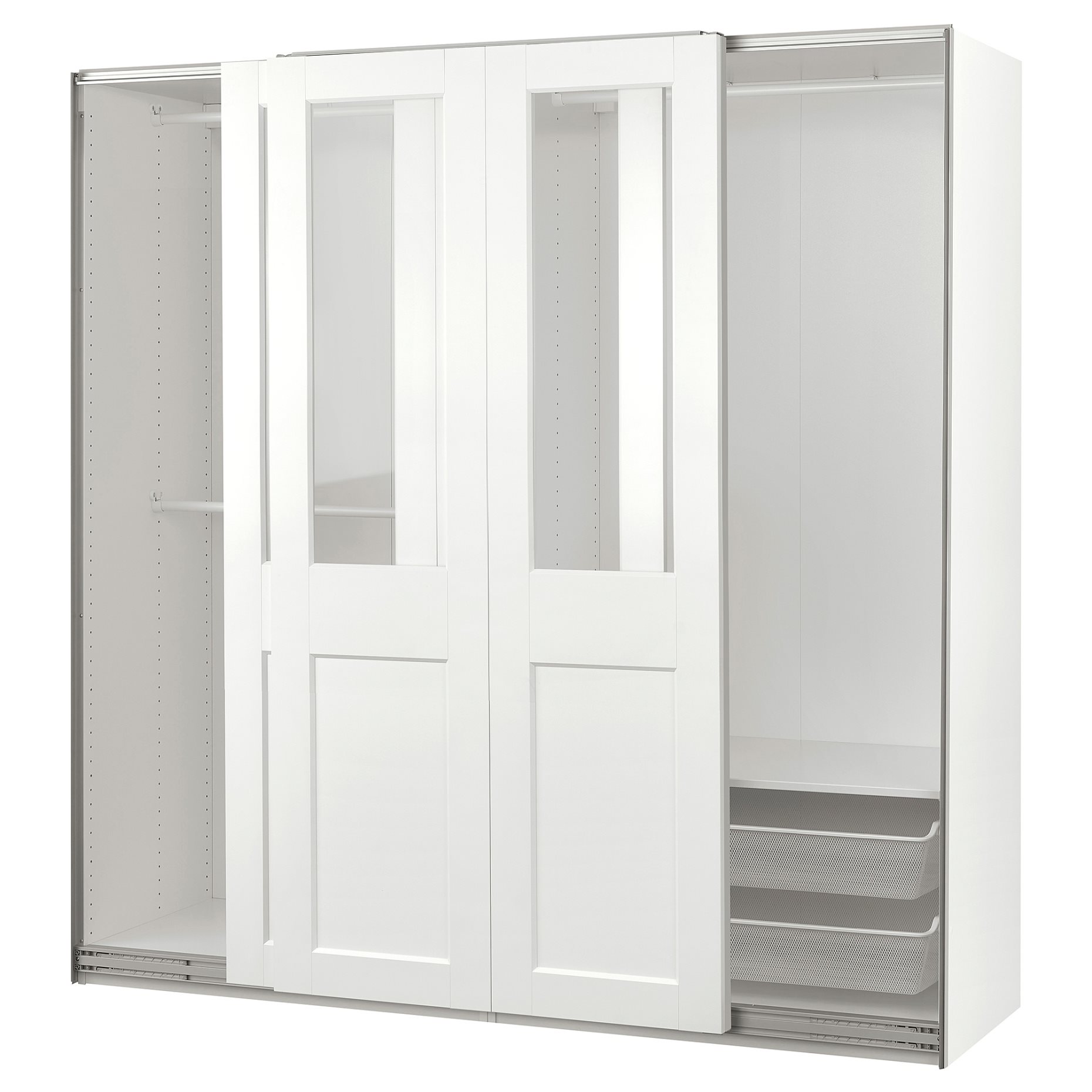 PAX/GRIMO, wardrobe combination, 200x66x201 cm, 895.028.47
