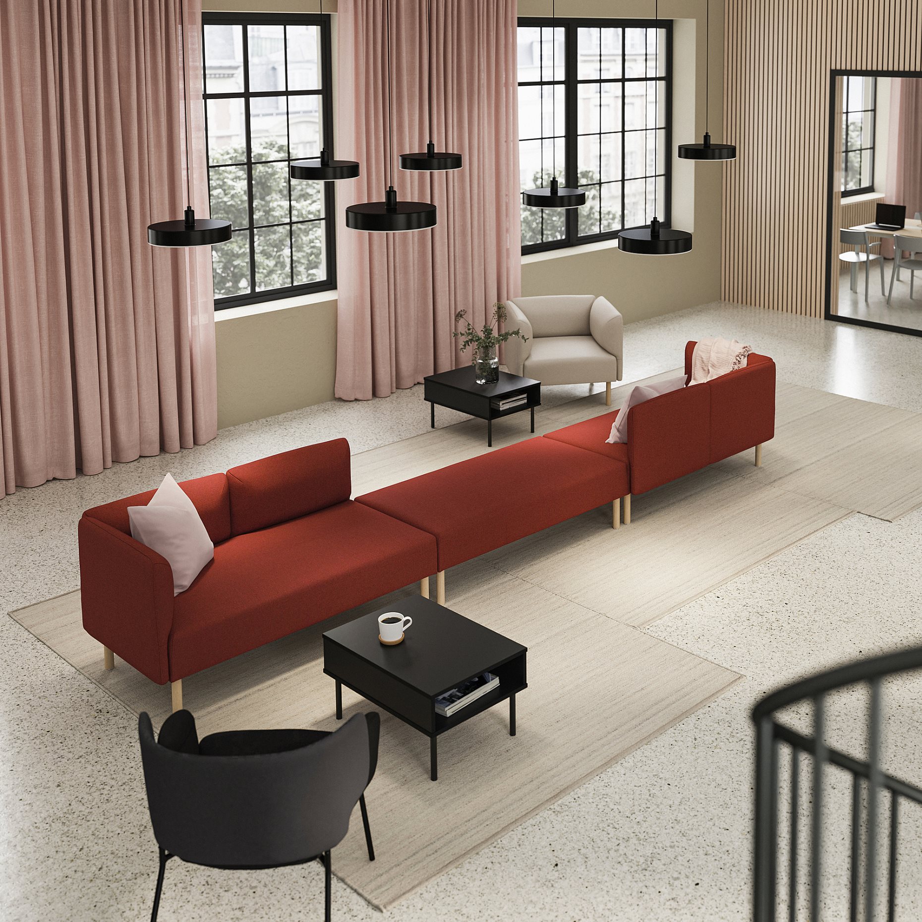 LILLEHEM, 6-seat modular sofa, 895.362.01