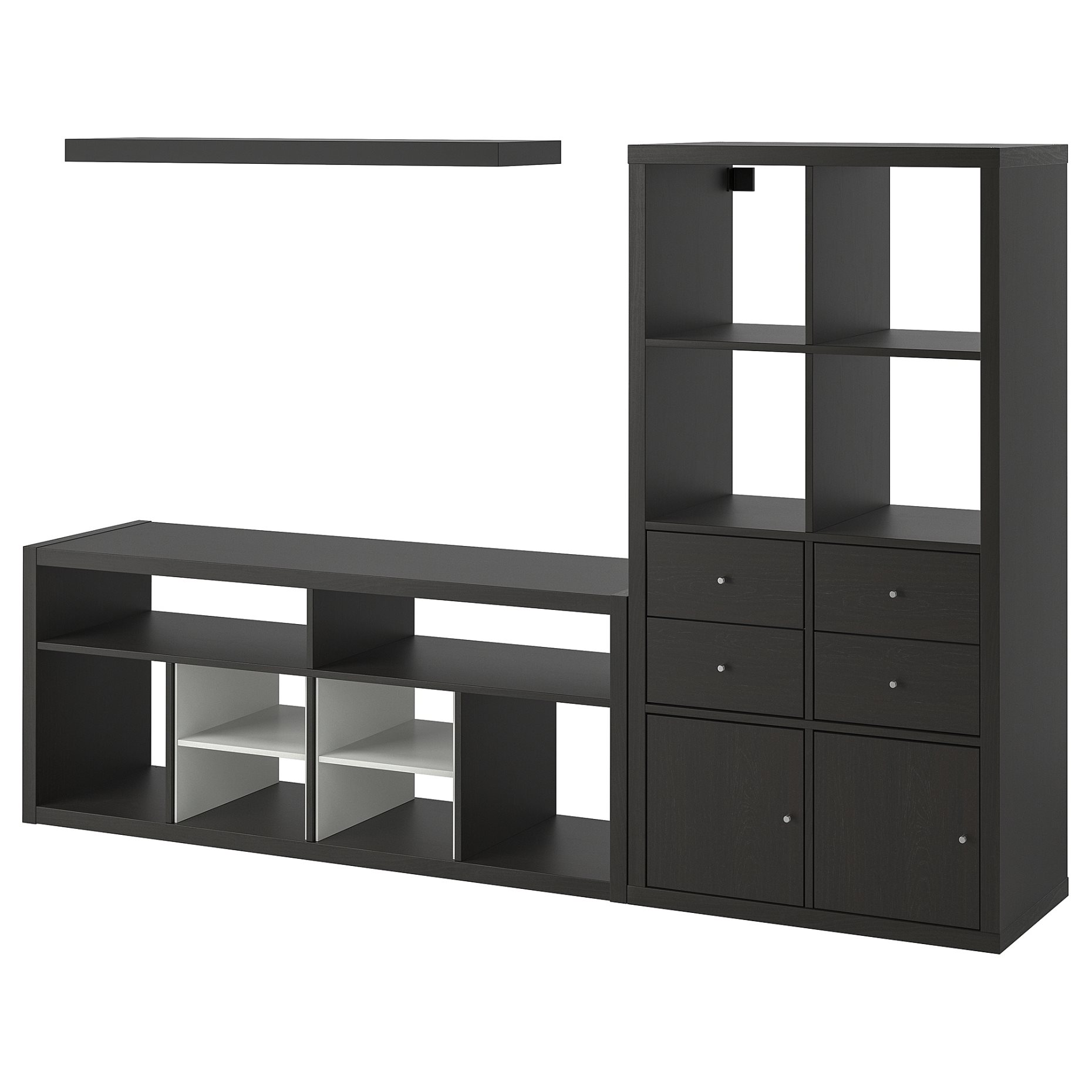 KALLAX/LACK, TV storage combination, 224x39x147 cm, 895.521.73