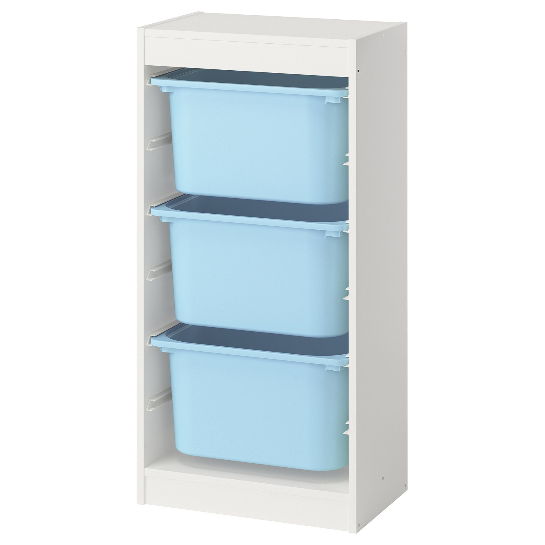TROFAST, storage combination with boxes, 46x30x94 cm, 895.751.98