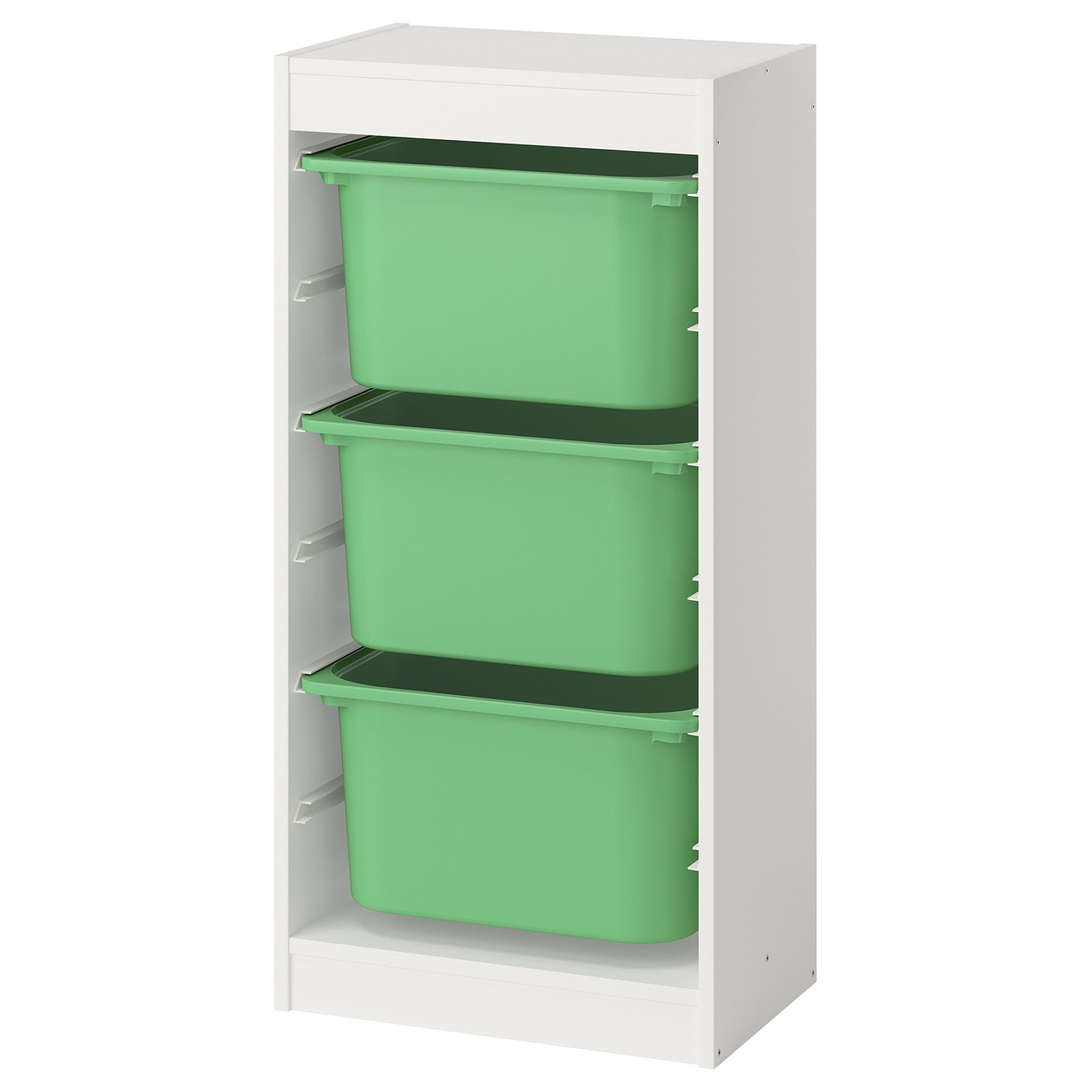 TROFAST, storage combination with boxes, 46x30x94 cm, 895.752.02