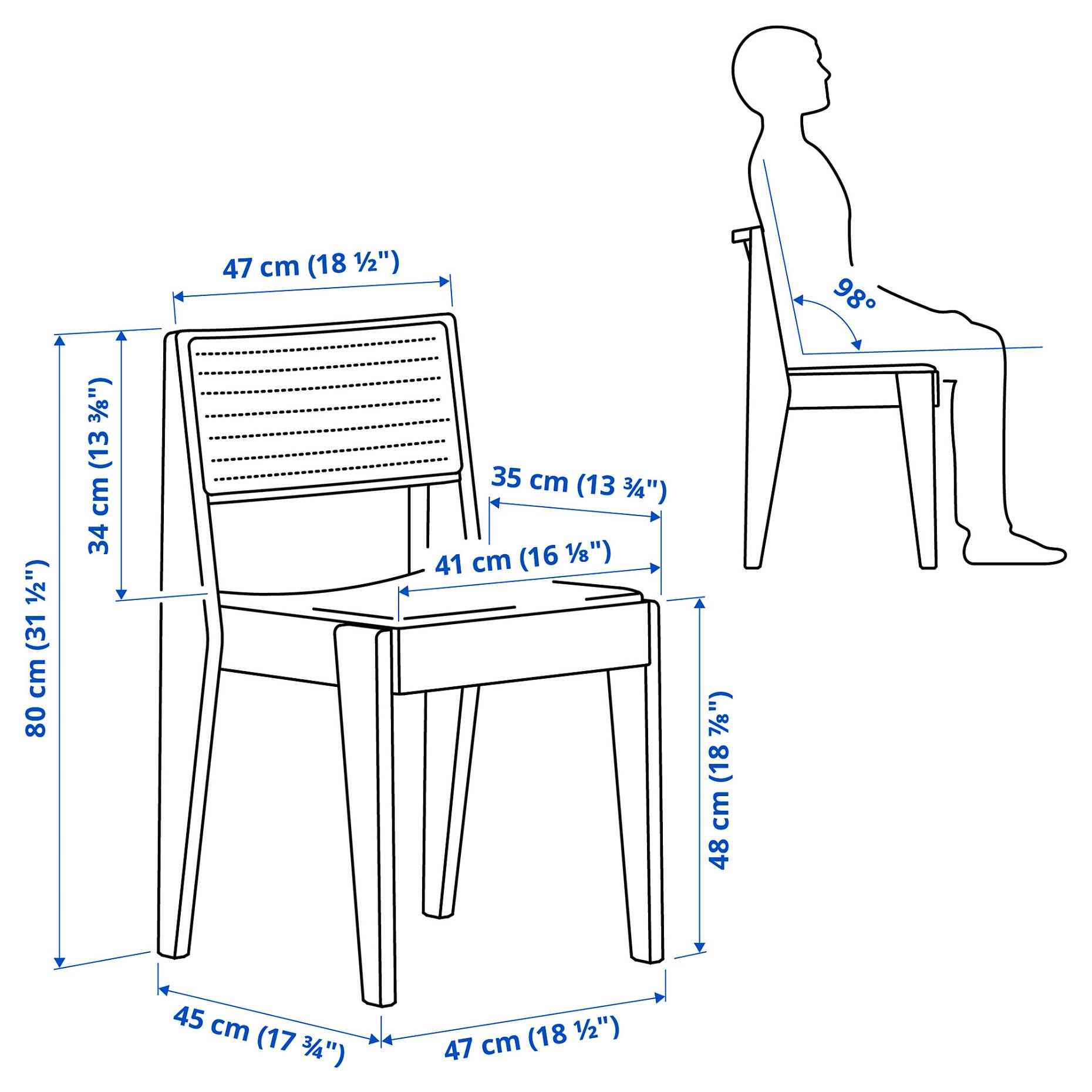 STOCKHOLM 2025, table and 6 chairs, 230x90 cm, 895.799.88
