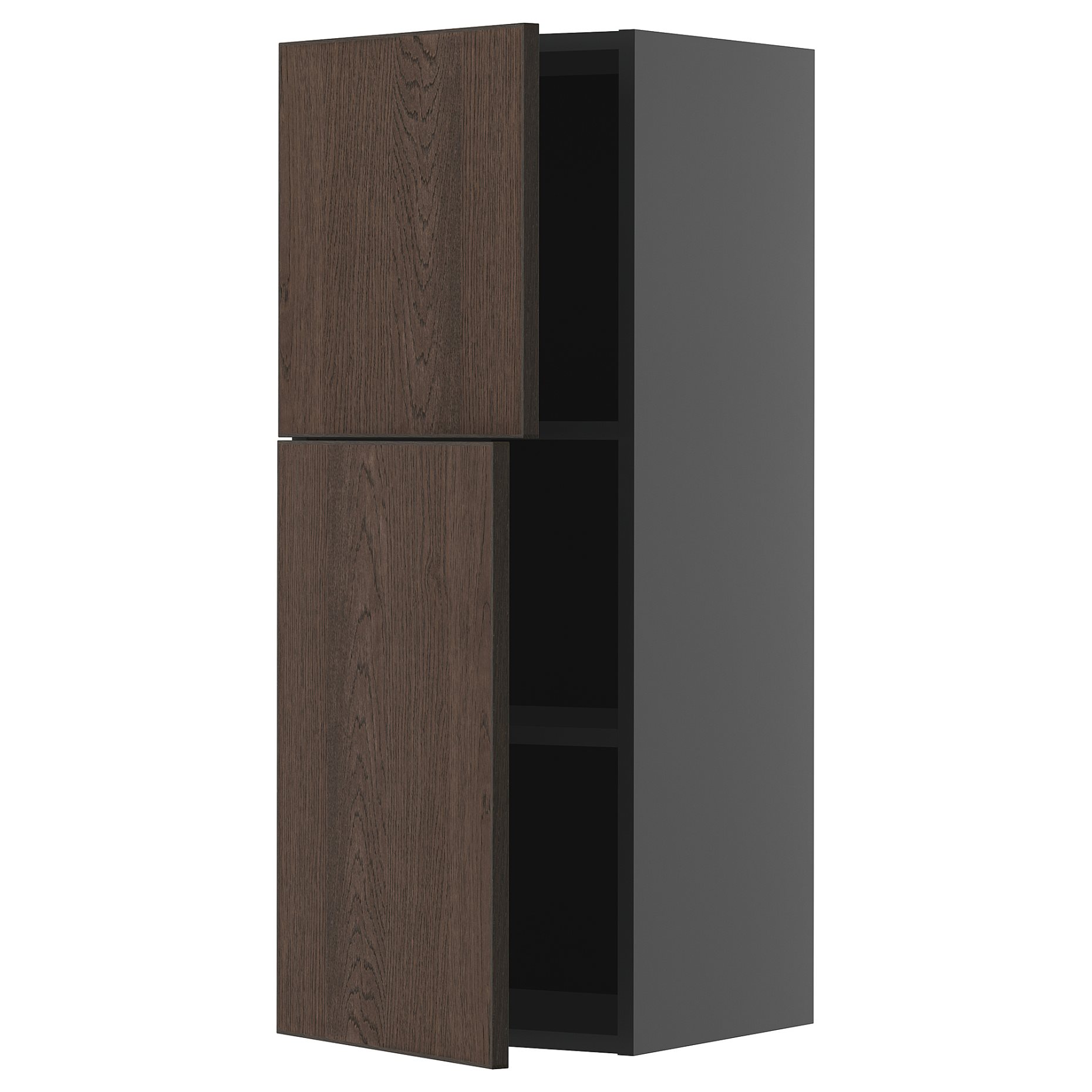 METOD, wall cabinet with shelves/2 doors, 40x100 cm, 895.879.50