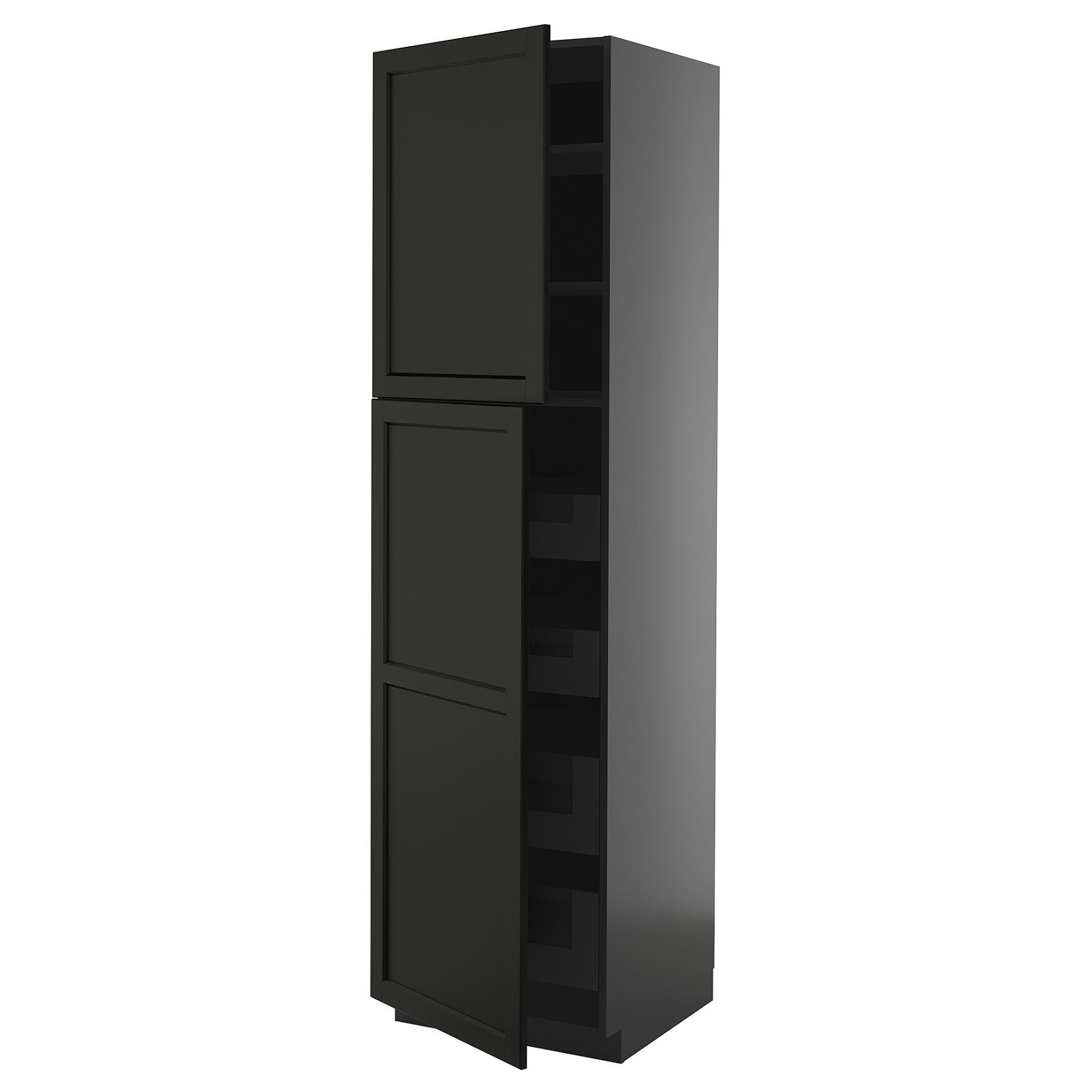 METOD/KNIVSHULT, high cabinet with 2 doors/4 drawers, 60x60x220 cm, 895.886.00