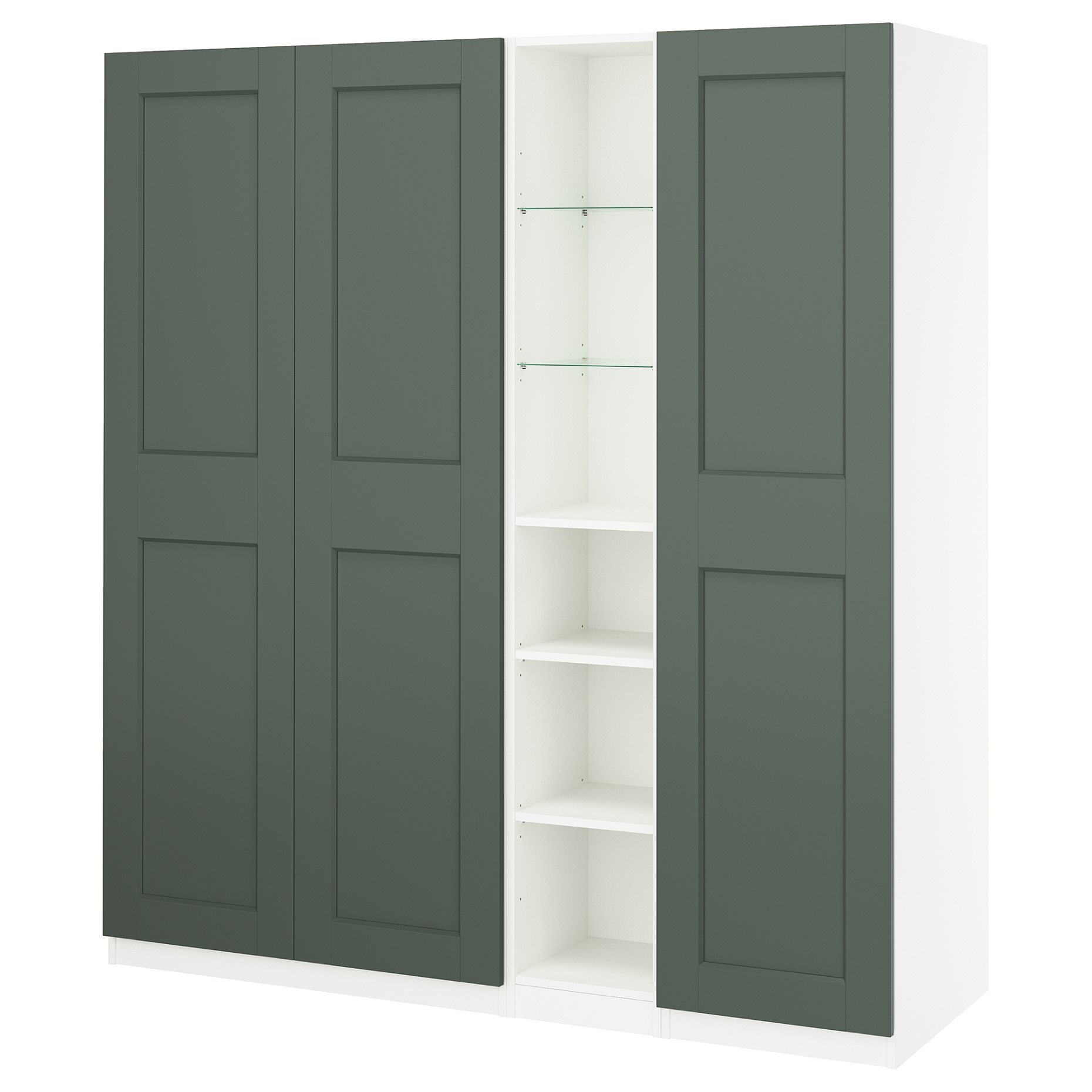 PAX/GRIMO, wardrobe combination, 255x60x236 cm, 896.071.56
