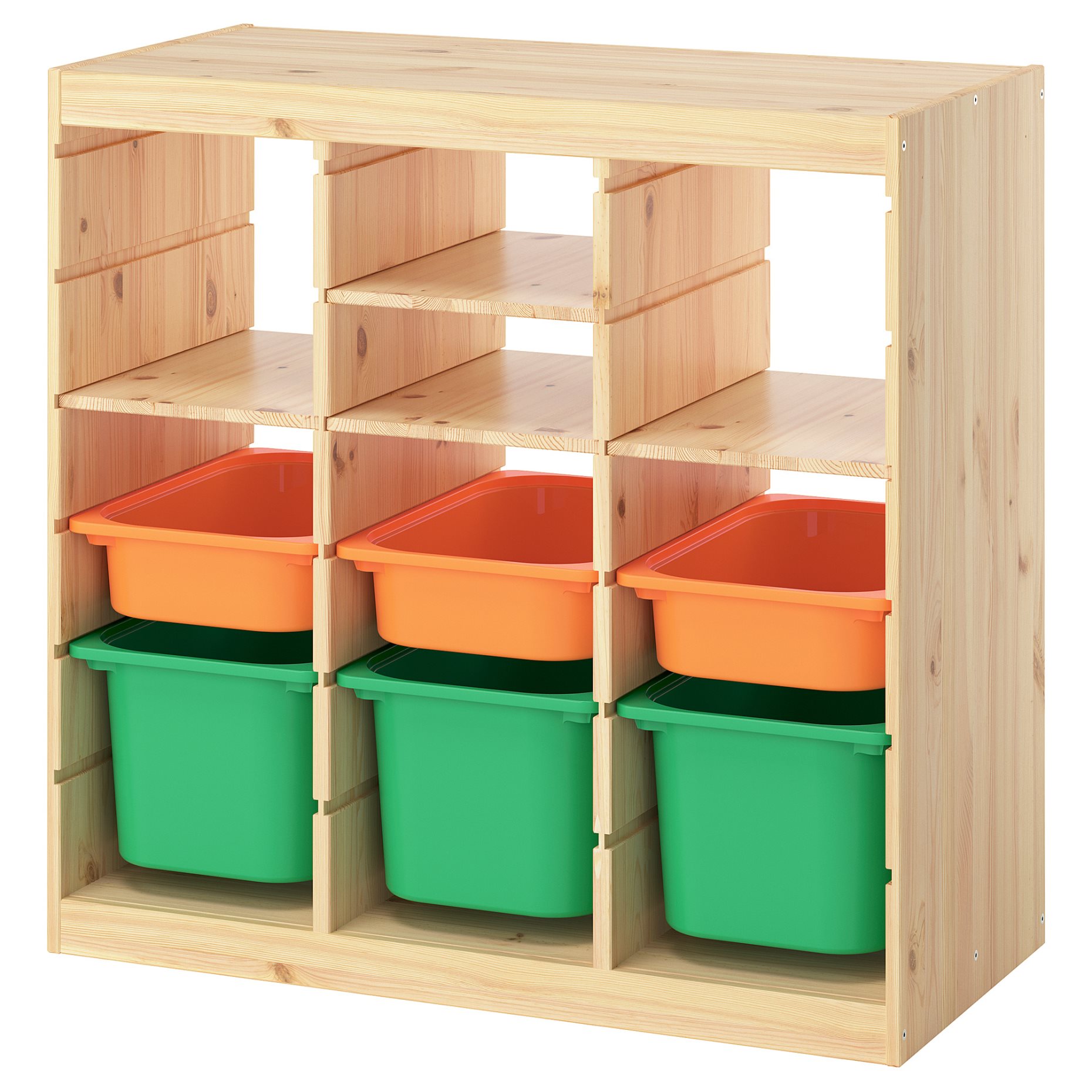 TROFAST, storage combination room divider with shelves and boxes, 93x44x91 cm, 896.125.77