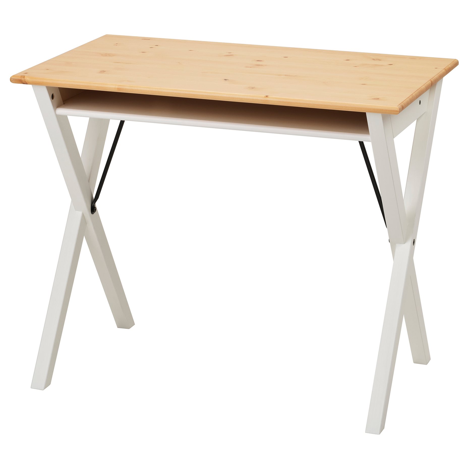 BOLLPOJKE/BLECK, desk and chair, 896.221.33