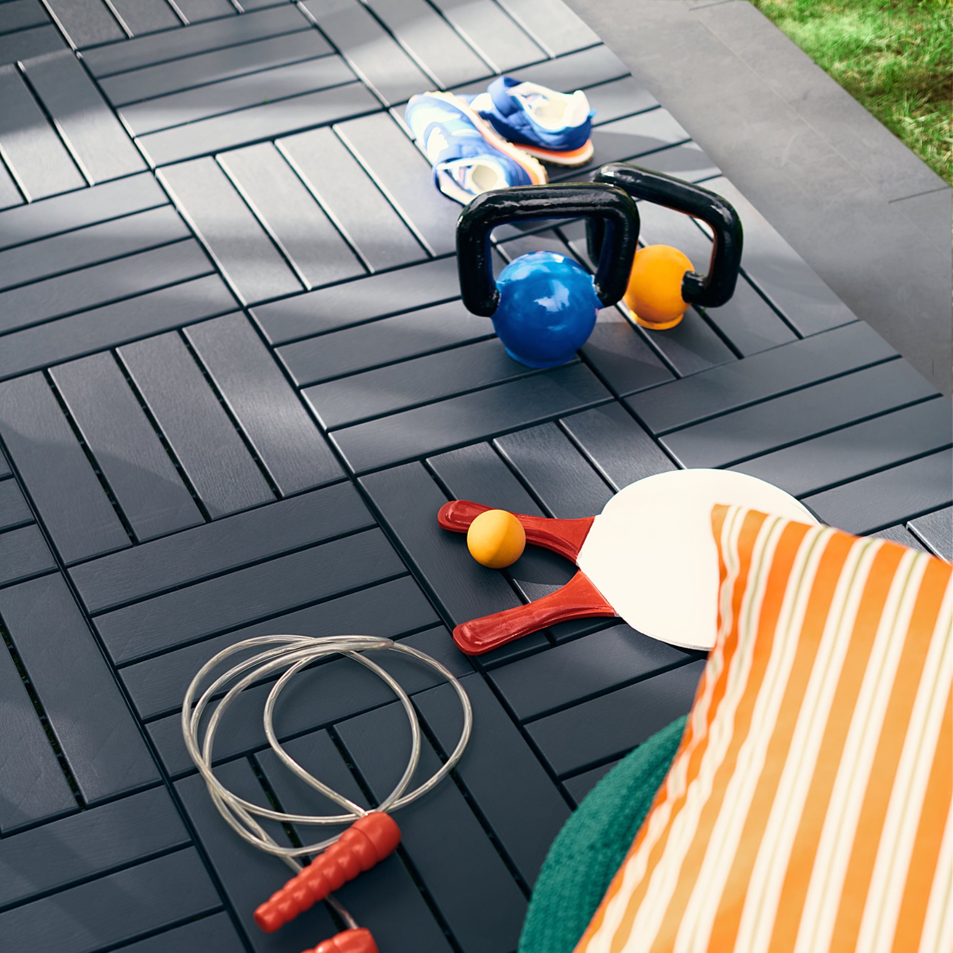 RUNNEN, επένδυση δαπέδου εξωτερικού χώρου, 9 τεμ., 902.381.11