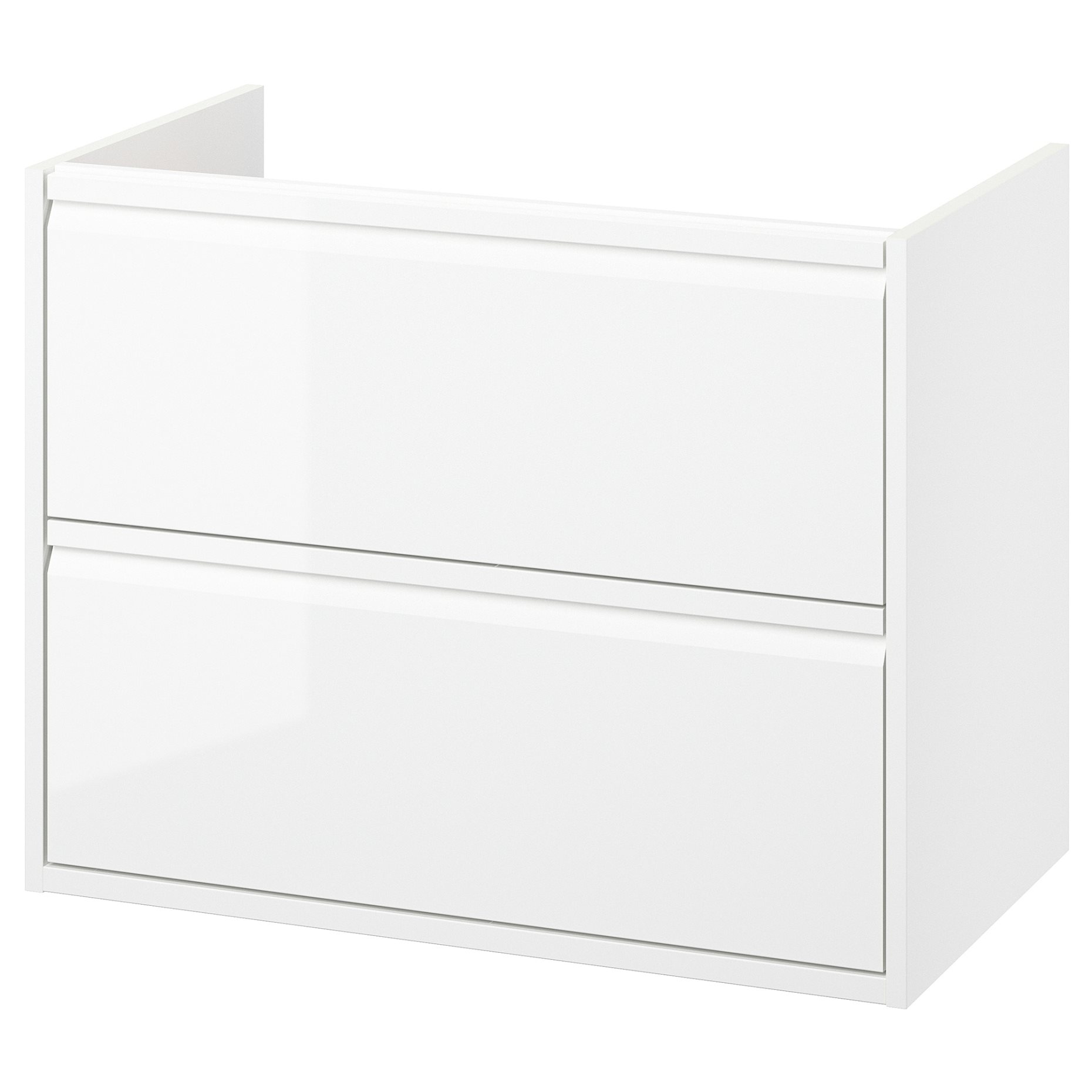 ANGSJON, wash-stand with drawers/high-gloss, 80x48x63 cm, 905.350.88