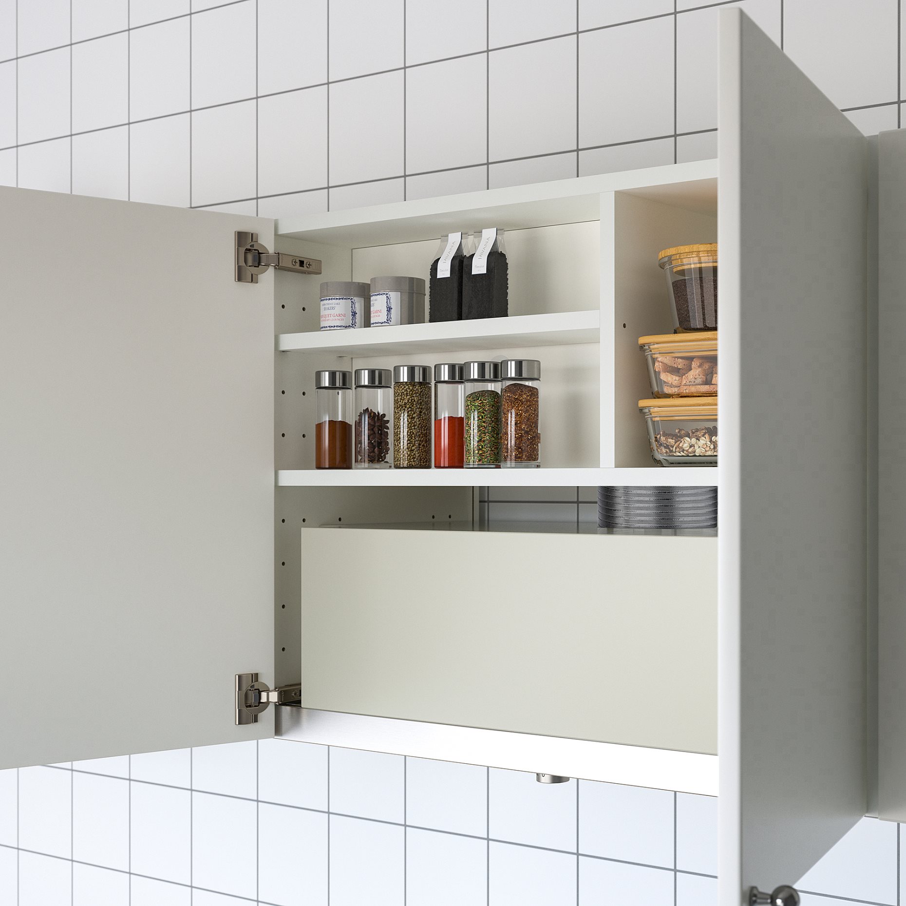 METOD, wall cabinet frame for built in extractor hood, 80x37x60 cm, 905.476.42