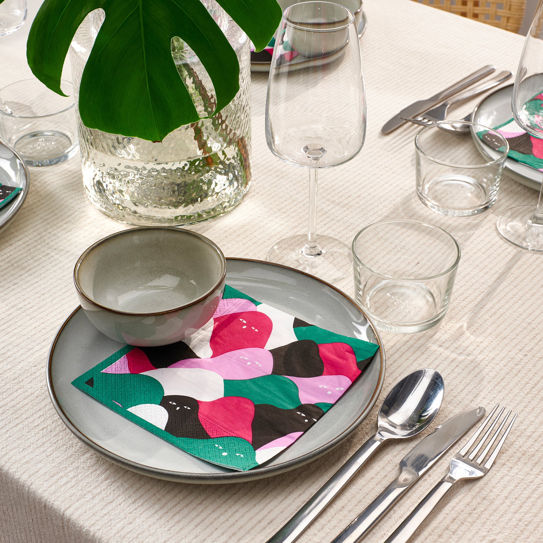 PALPFJÄRIL, paper napkin patterned/30 pack, 170g, 905.535.72