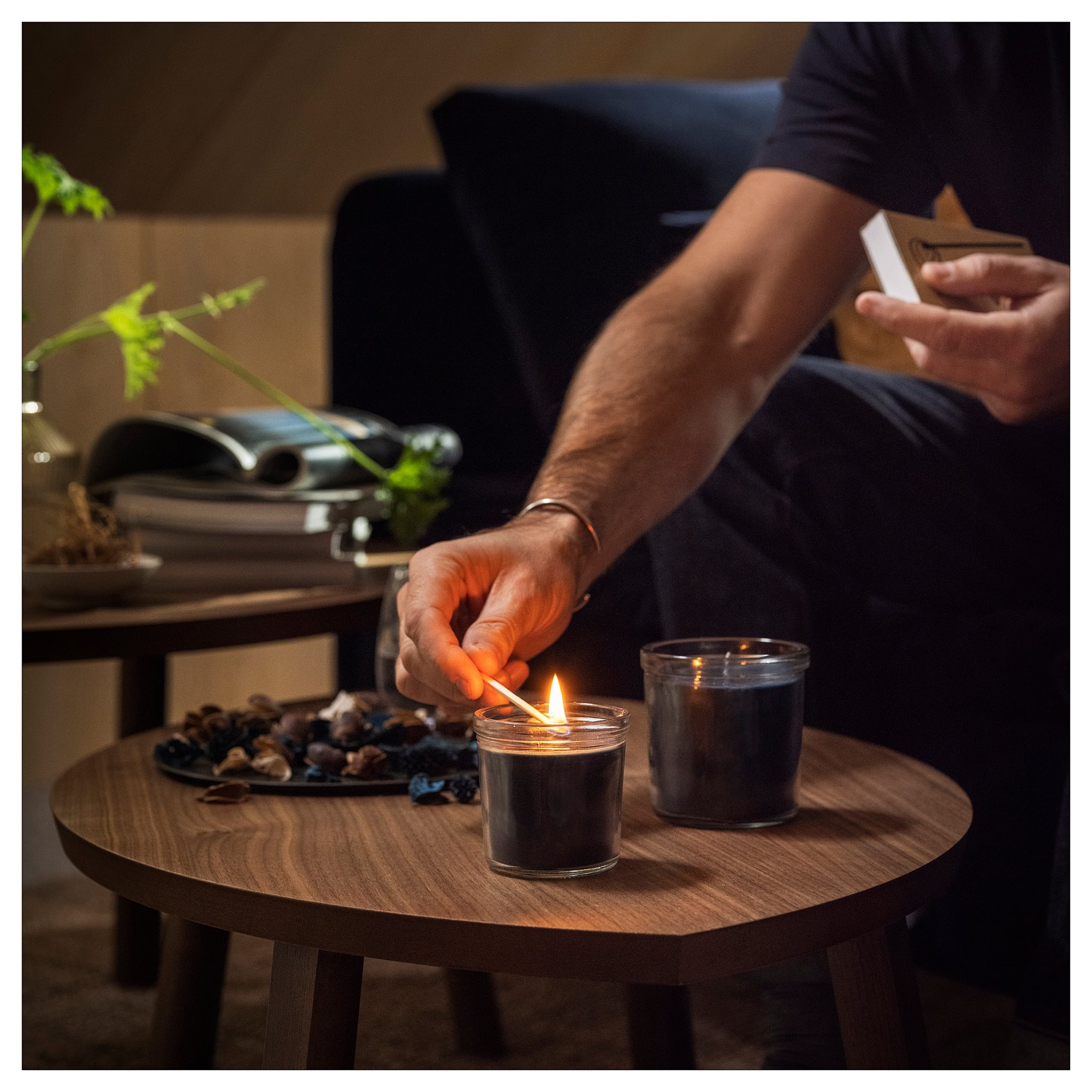 FRUKTSKOG, αρωματικό κερί σε ποτήρι/Βέτιβερ & γεράνι, 40 ώρες, 905.558.30