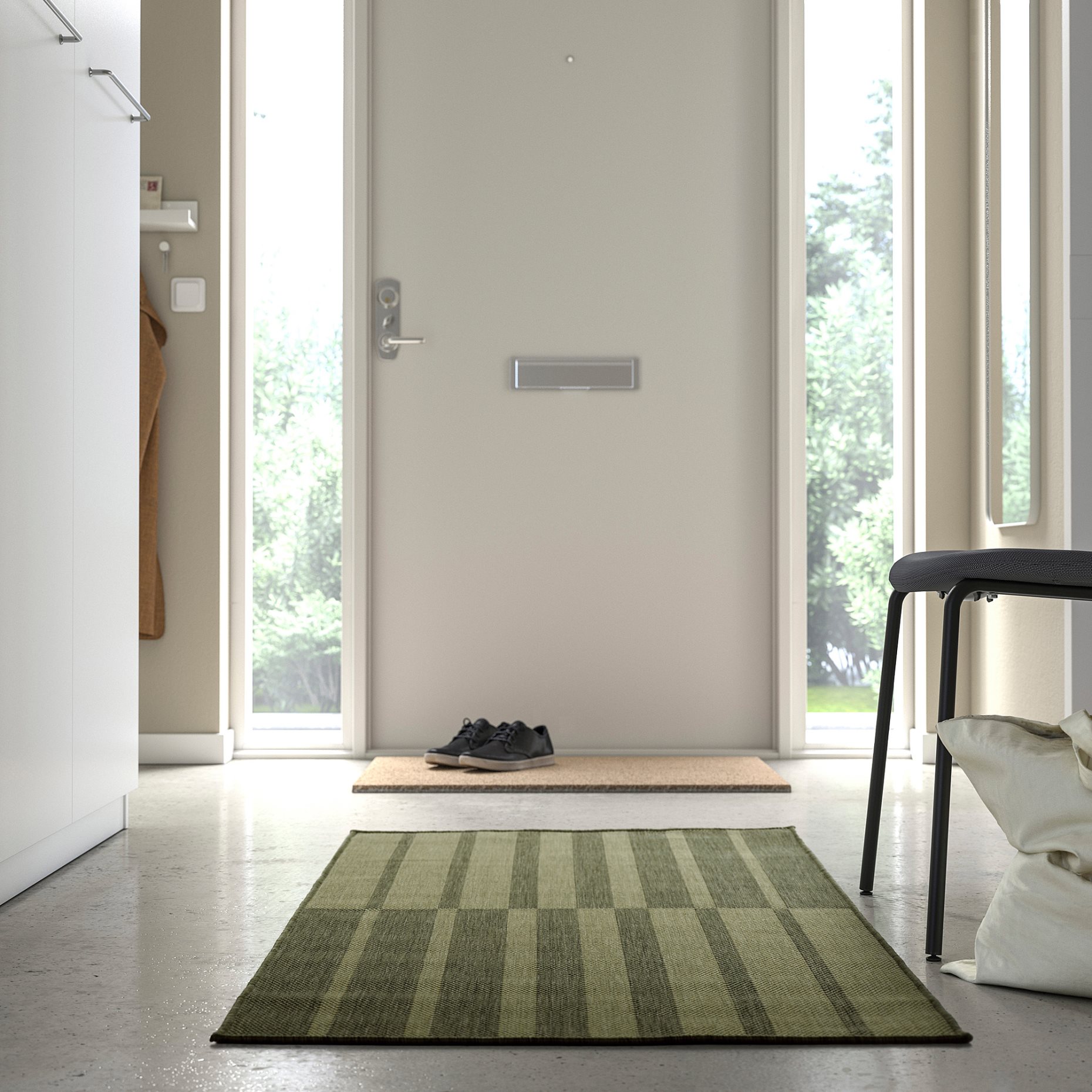 KANTSTOLPE, rug flatwoven/in/outdoor, 80x150 cm, 905.693.18