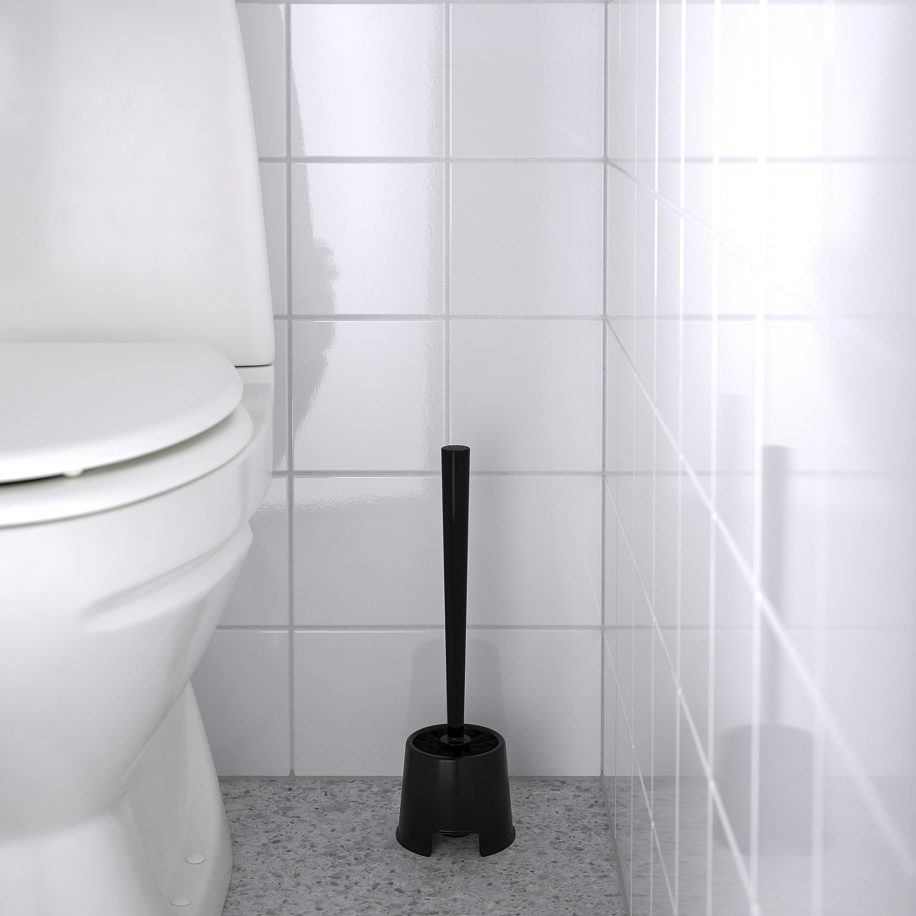 BOLMEN, toilet brush/holder, 905.744.33