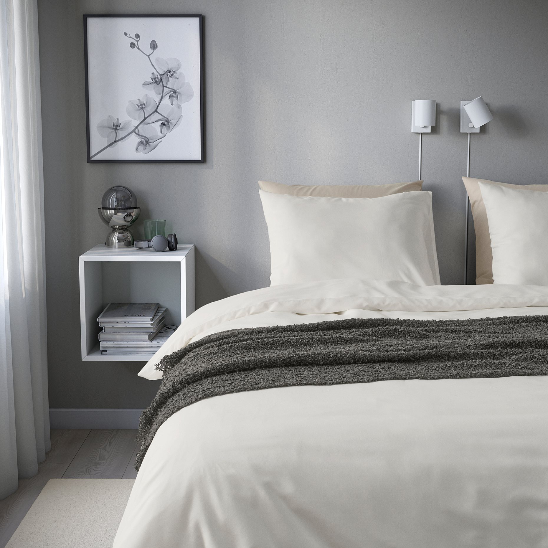 PILTANDVINGE, duvet cover and 2 pillowcases, 240x220/50x60 cm, 905.791.95