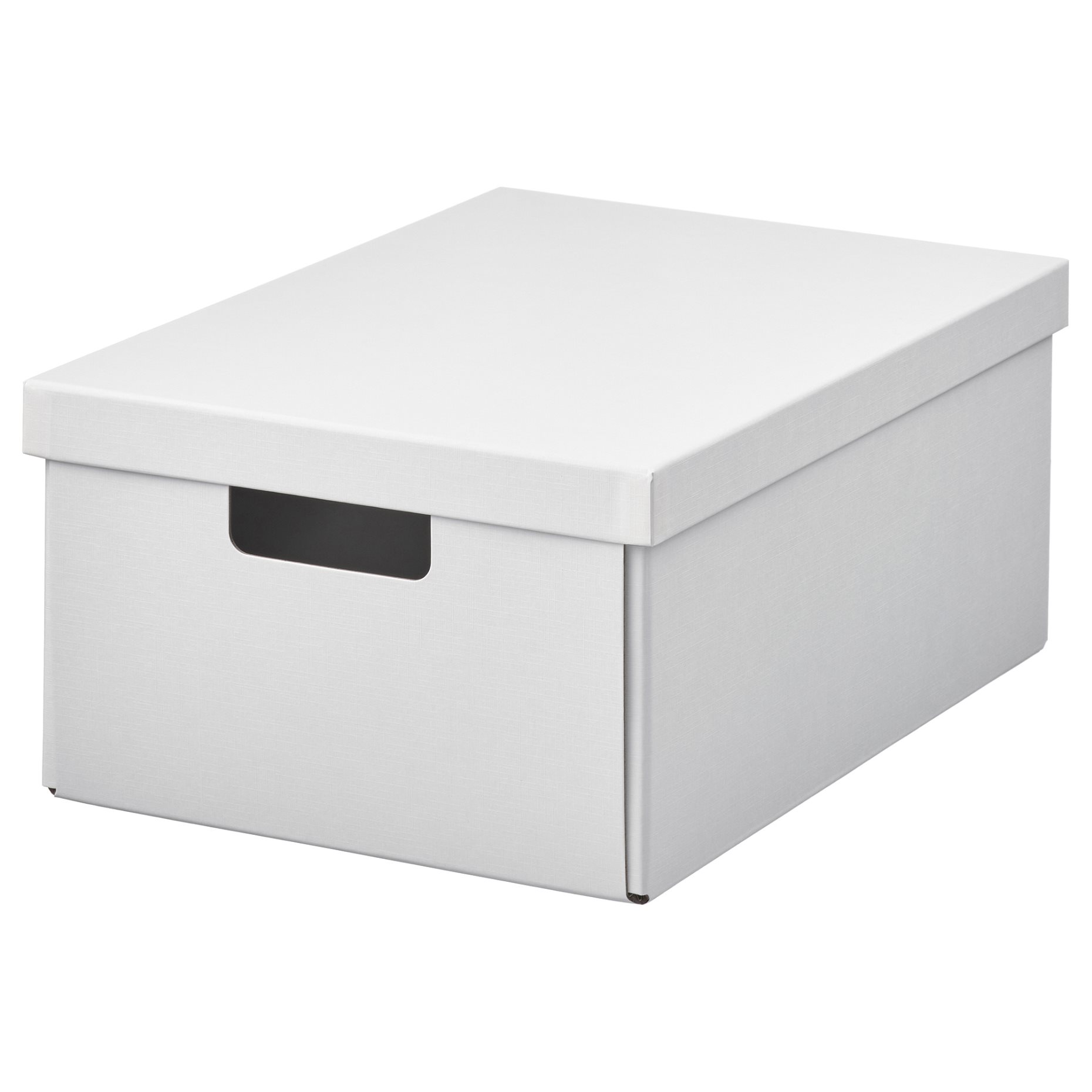 FJÄDERHARV, storage box with lid, 25x35x16 cm, 905.969.01