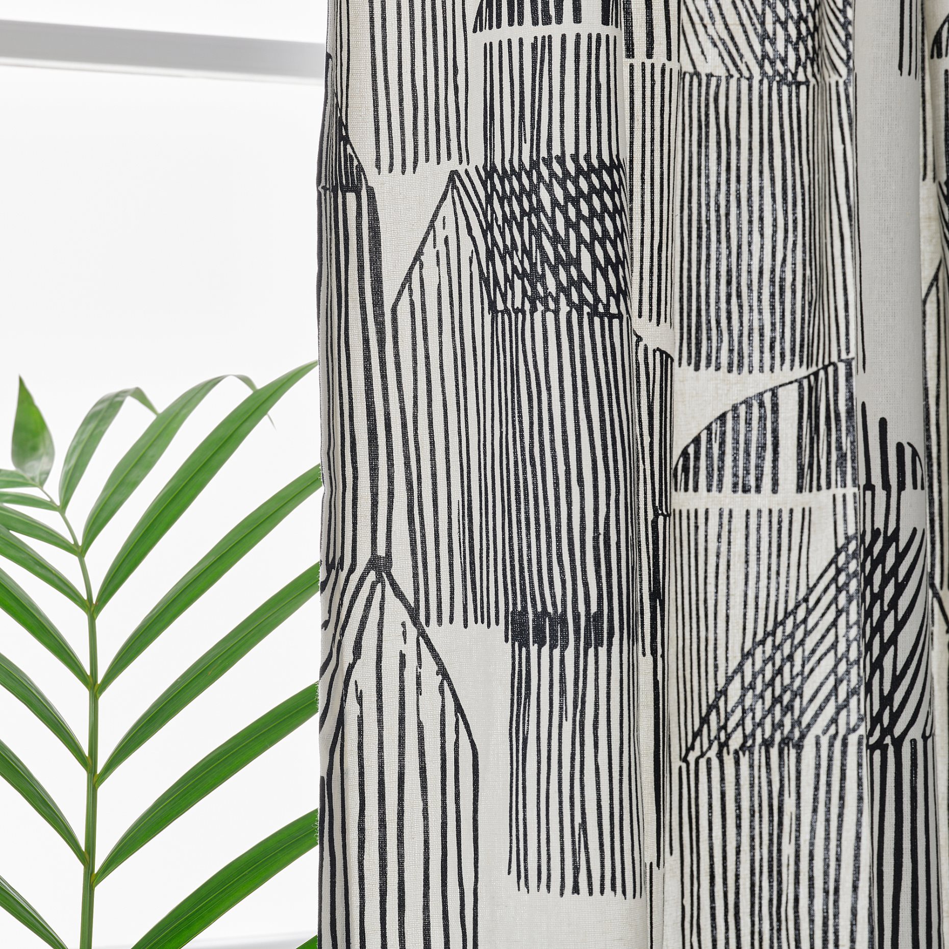 TEMPELFLY, curtains with heading tape/1 pair, 145x300 cm, 906.078.67