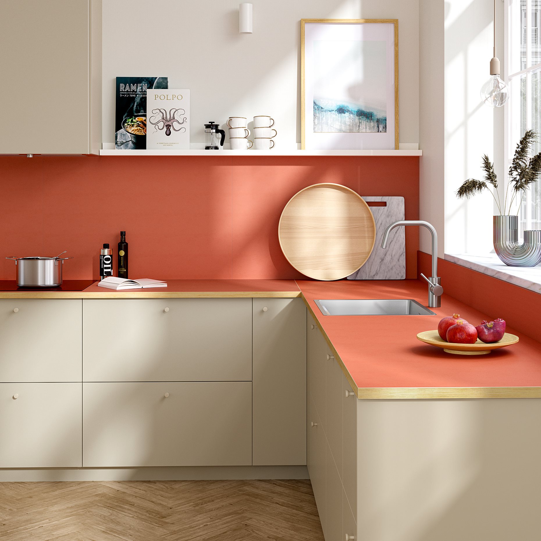 EKBACKEN, worktop, 186x2.8 cm, 906.090.60