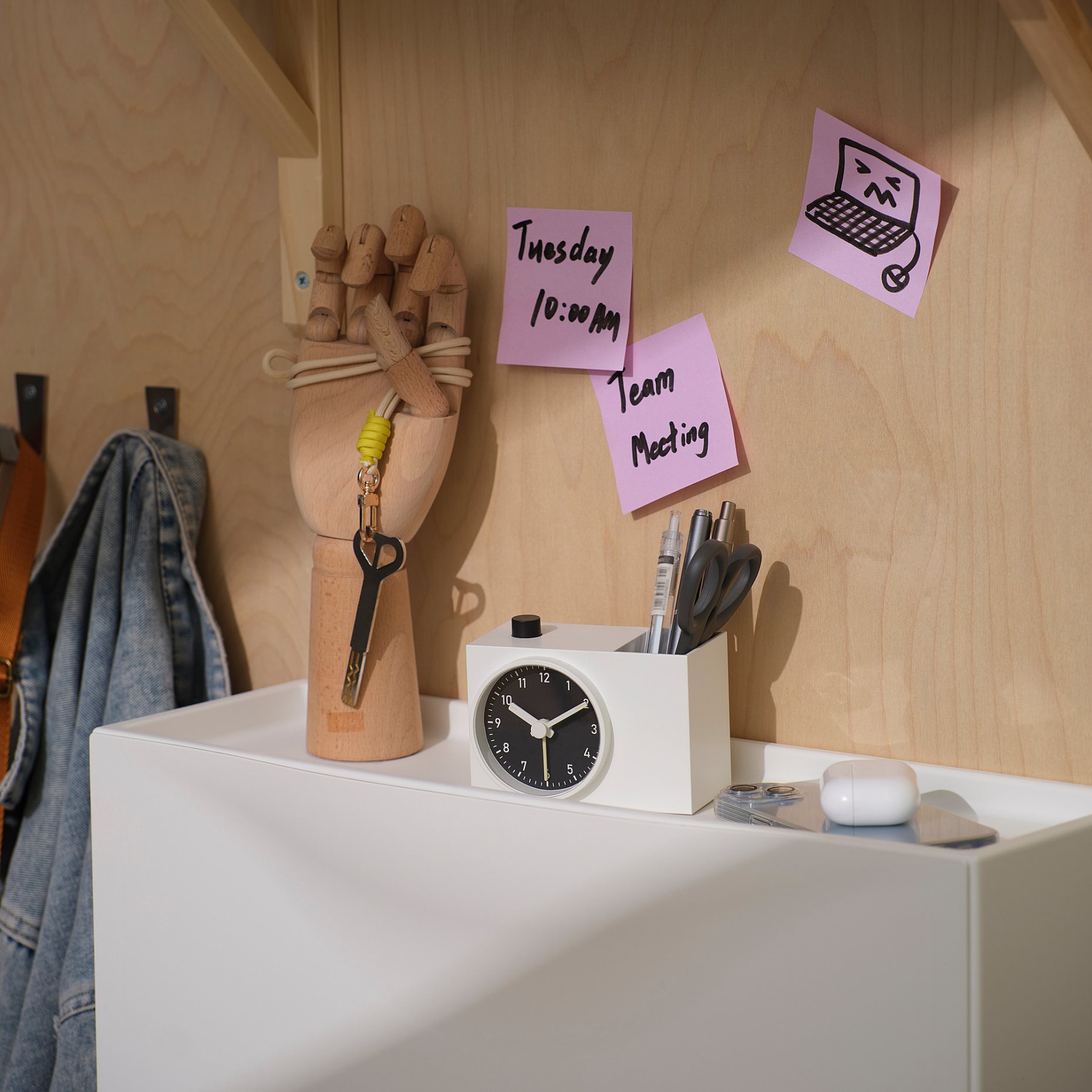 ÖKENMARSVIN, alarm clock, 11x6x9 cm, 906.204.54