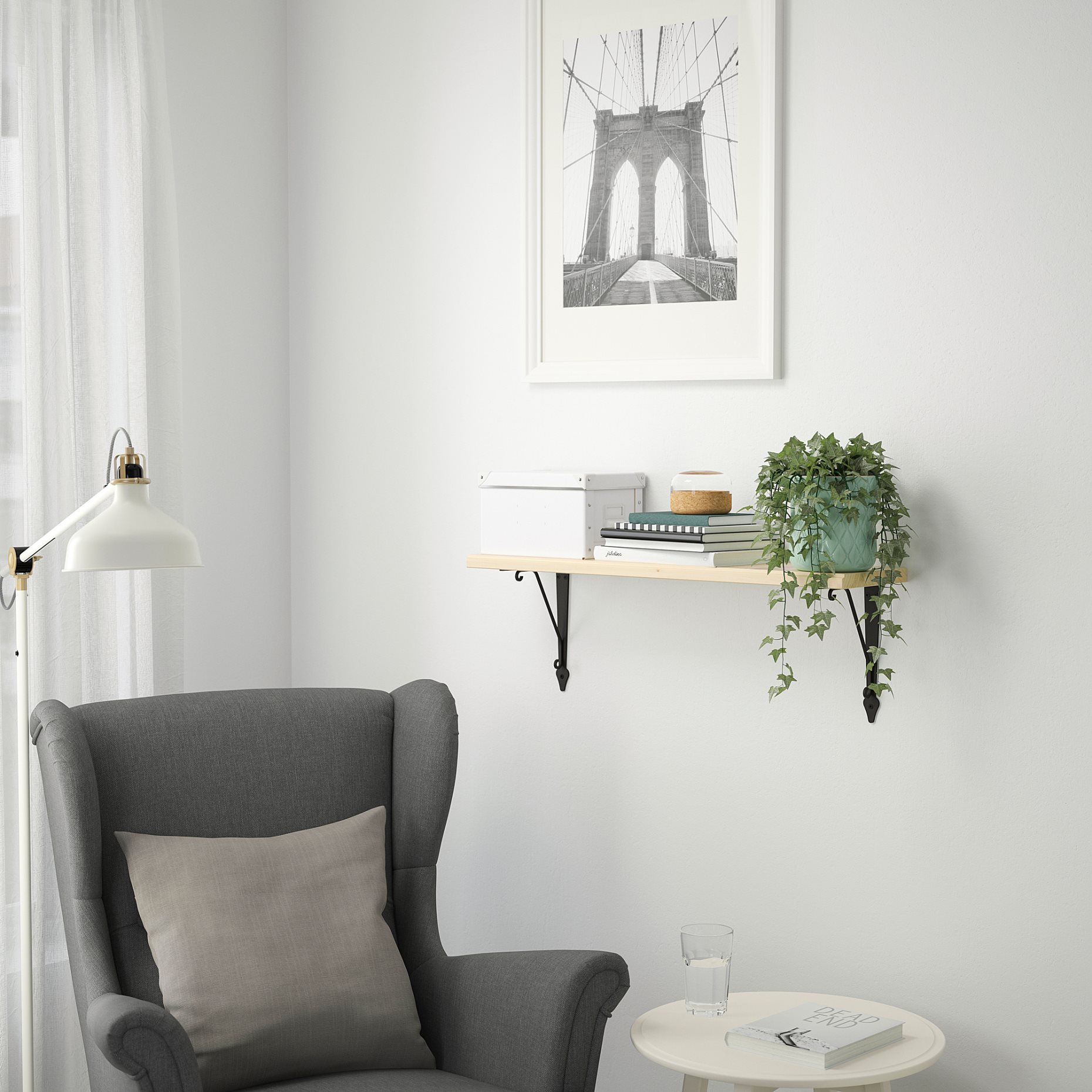 TRANHULT/KROKSHULT, wall shelf, 993.363.29