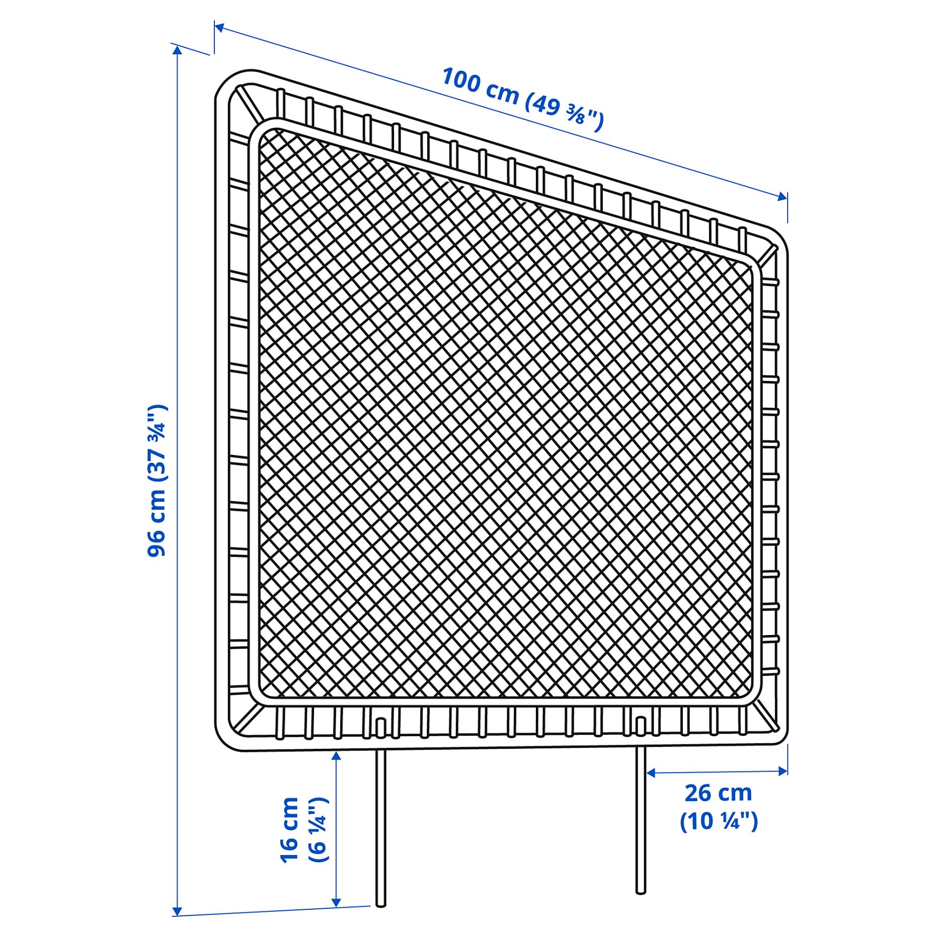 VEVELSTAD, bed frame with 3 headboards, 90x200 cm, 994.418.20