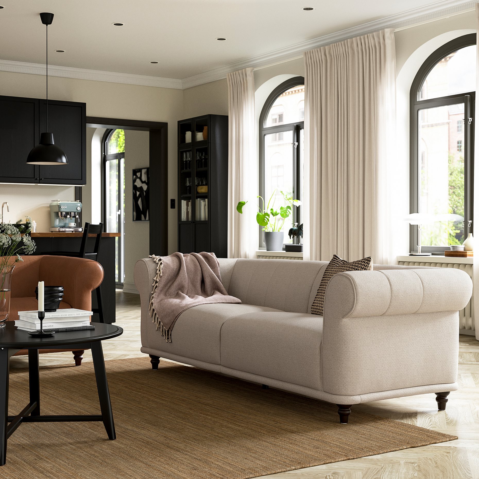 VISKAFORS, τριθέσιος καναπές, 994.433.72