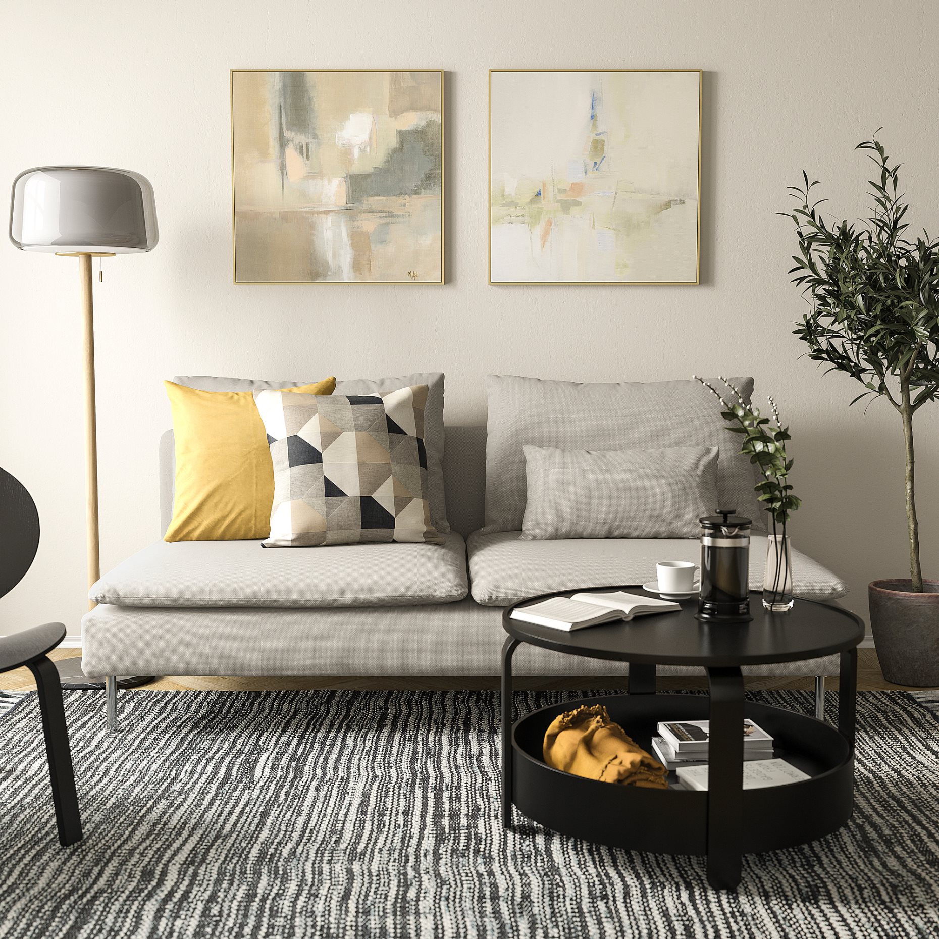 SÖDERHAMN, 3-seat section, 994.496.42