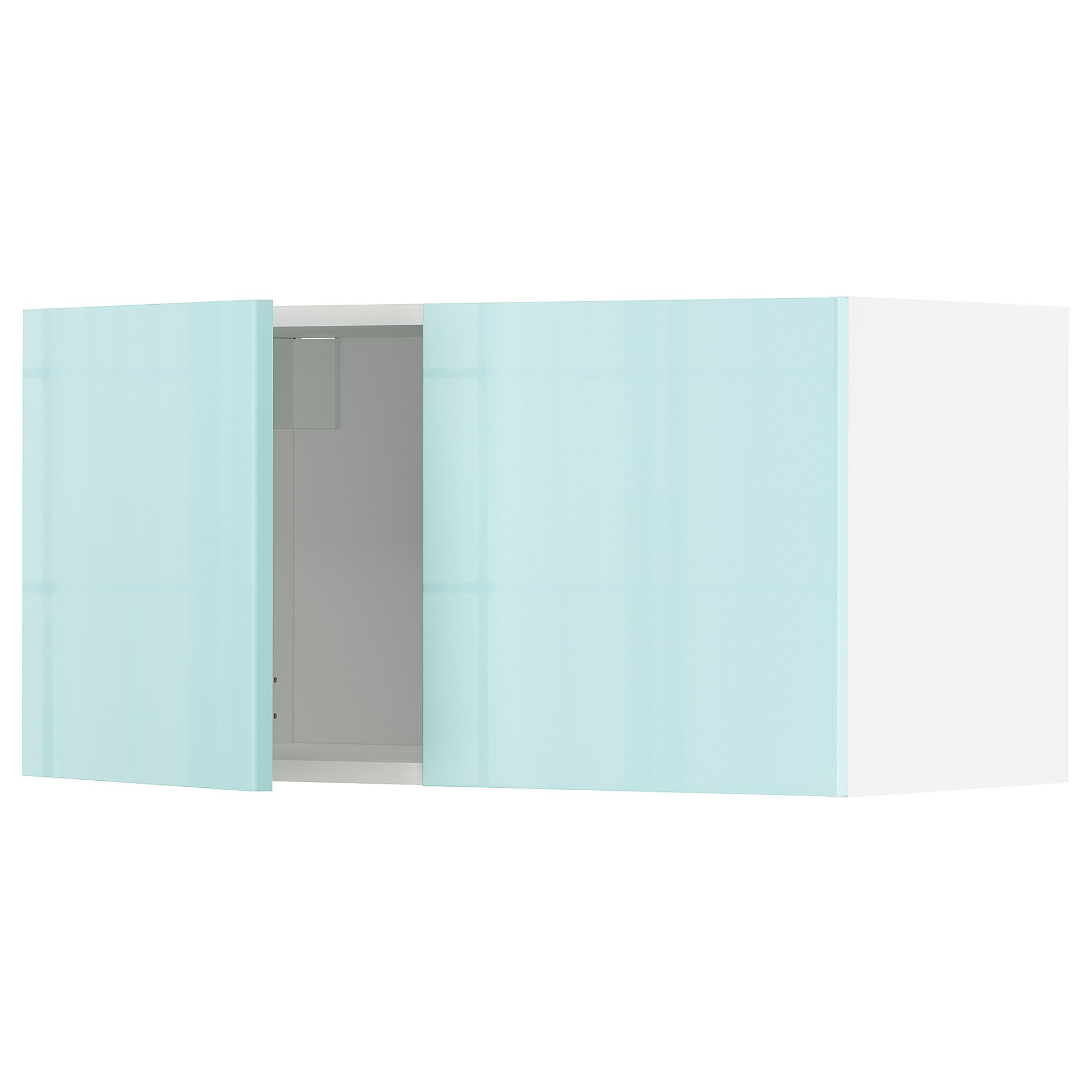 METOD, wall cabinet with 2 doors, 80x40 cm, 994.570.38